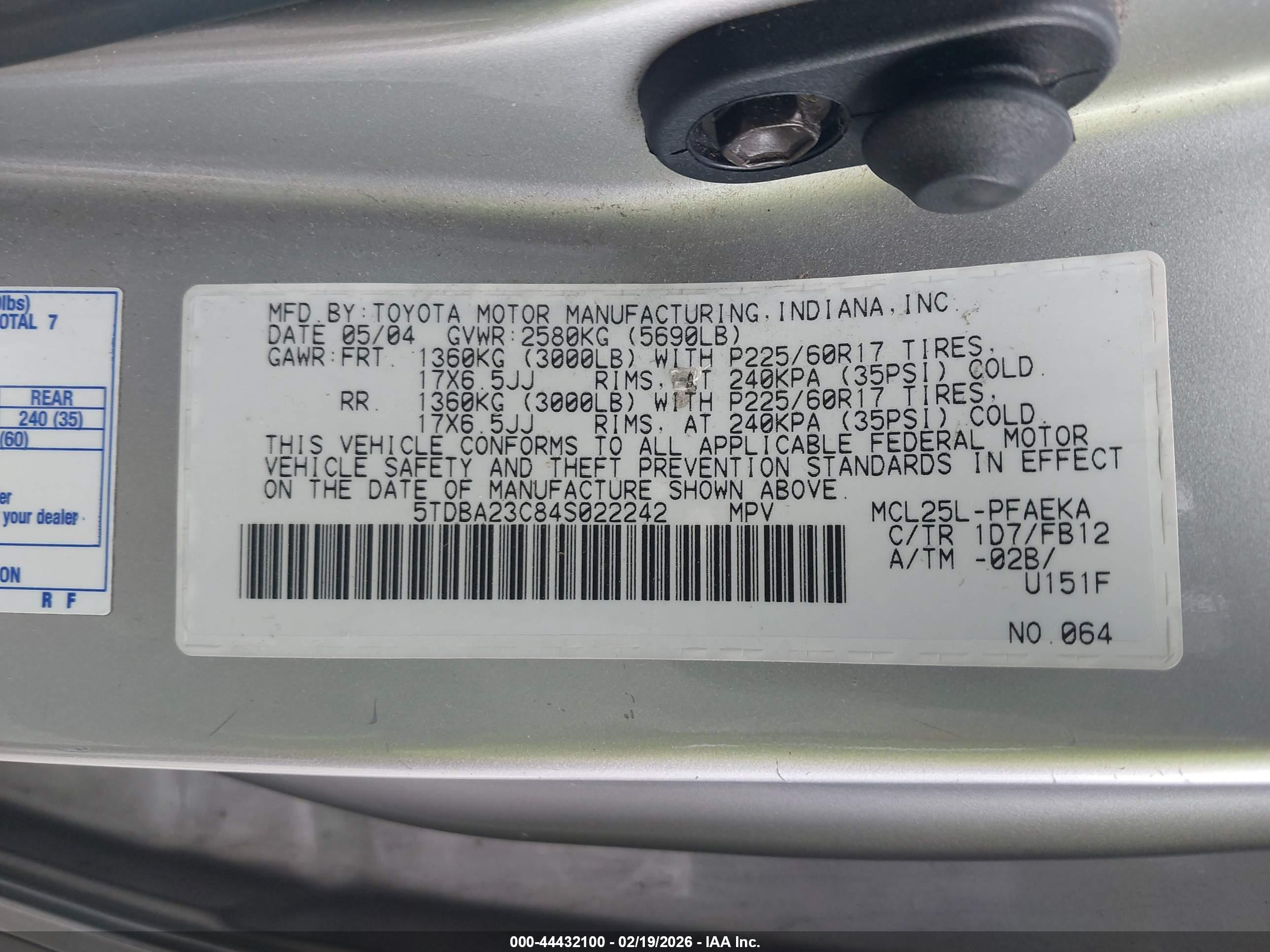 TOYOTA SIENNA image 9