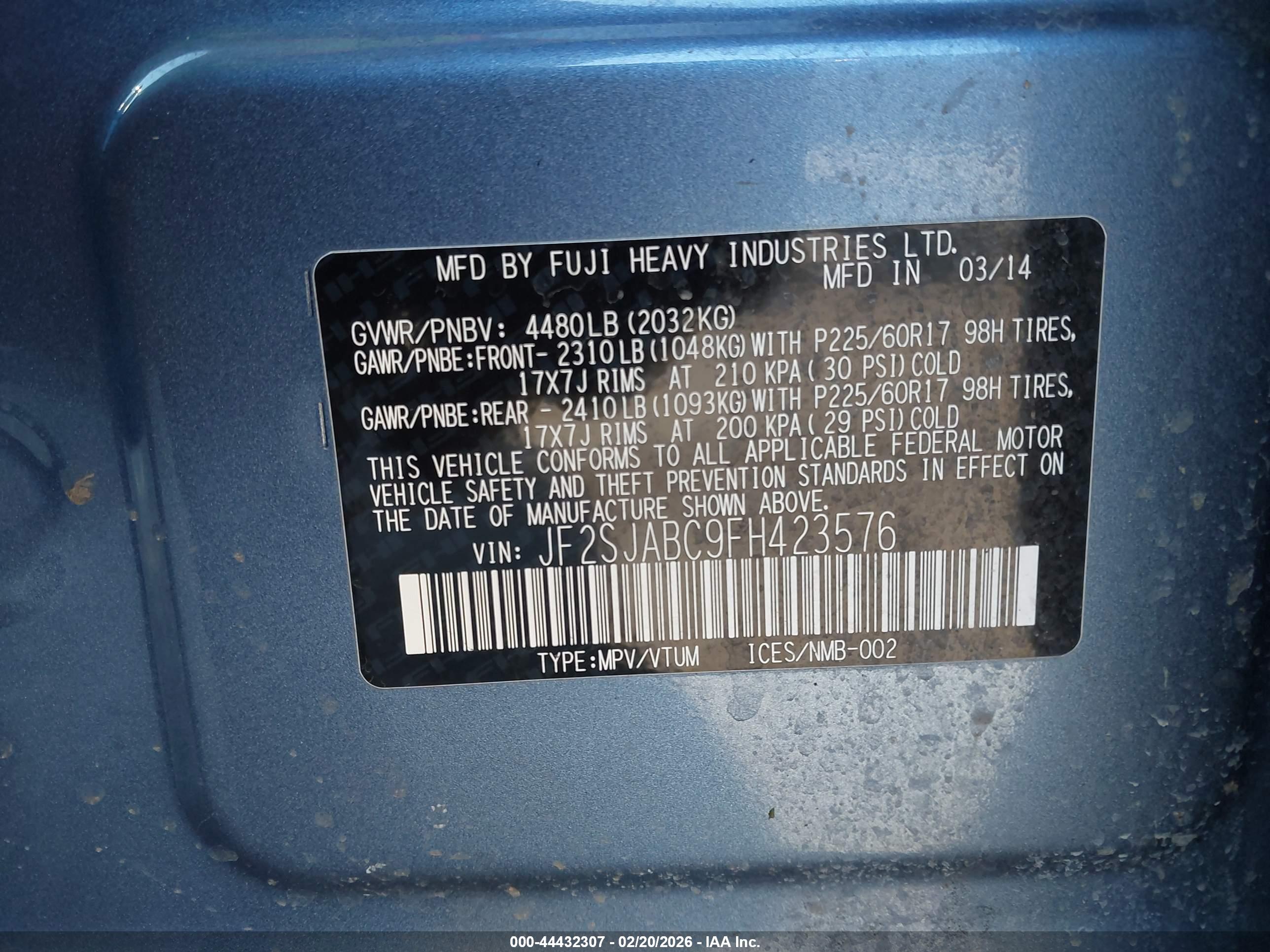 SUBARU FORESTER image 9