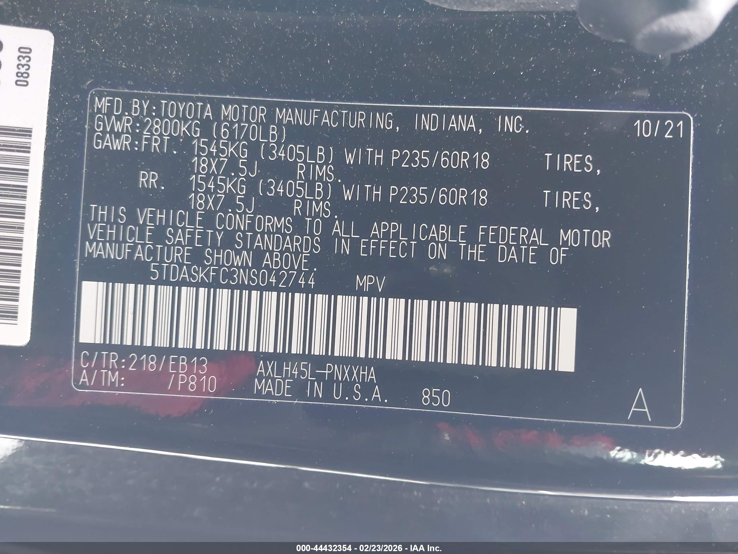 TOYOTA SIENNA image 9