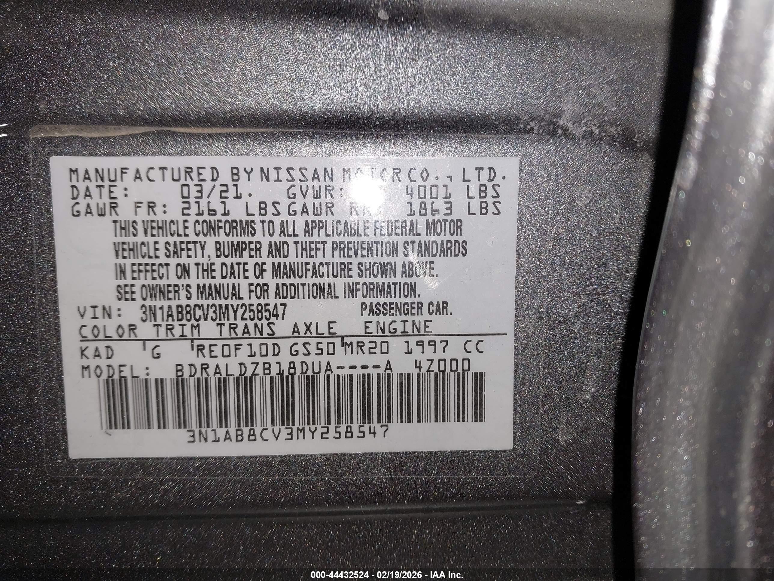 NISSAN SENTRA image 9