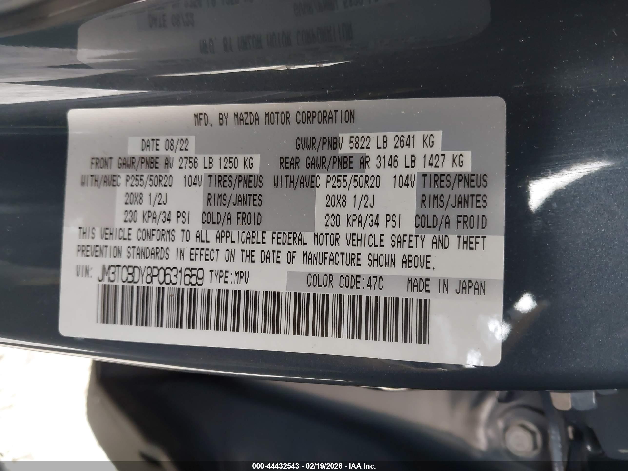 MAZDA CX-9 image 9