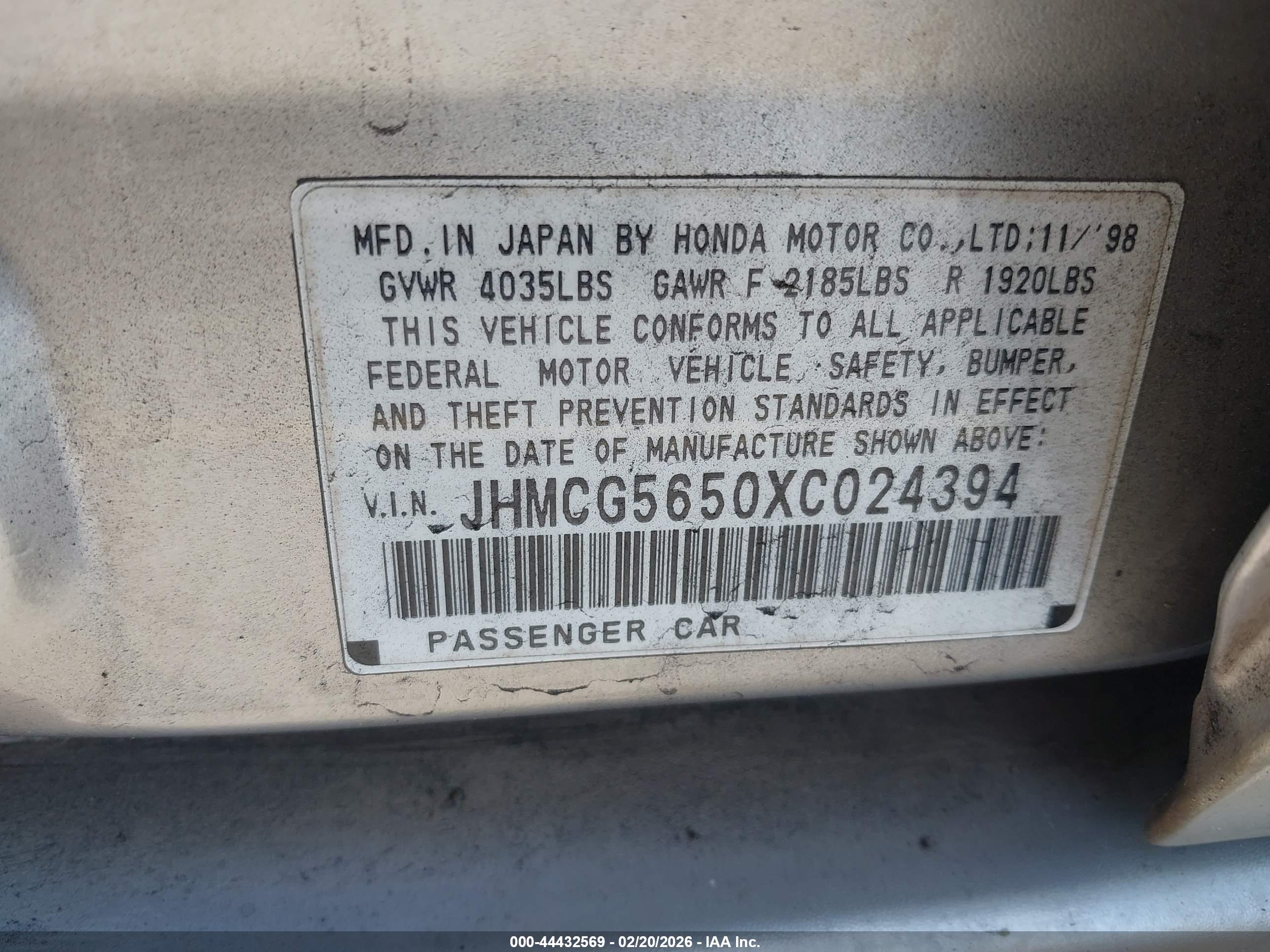 HONDA ACCORD image 9