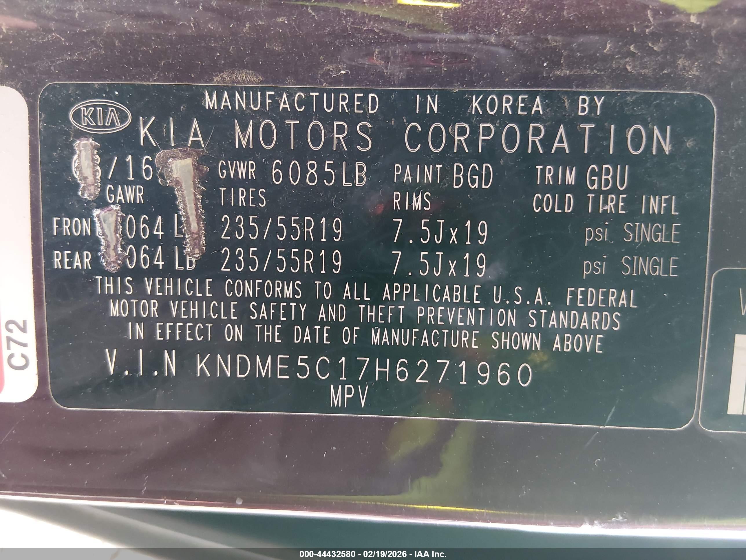 KIA SEDONA image 9