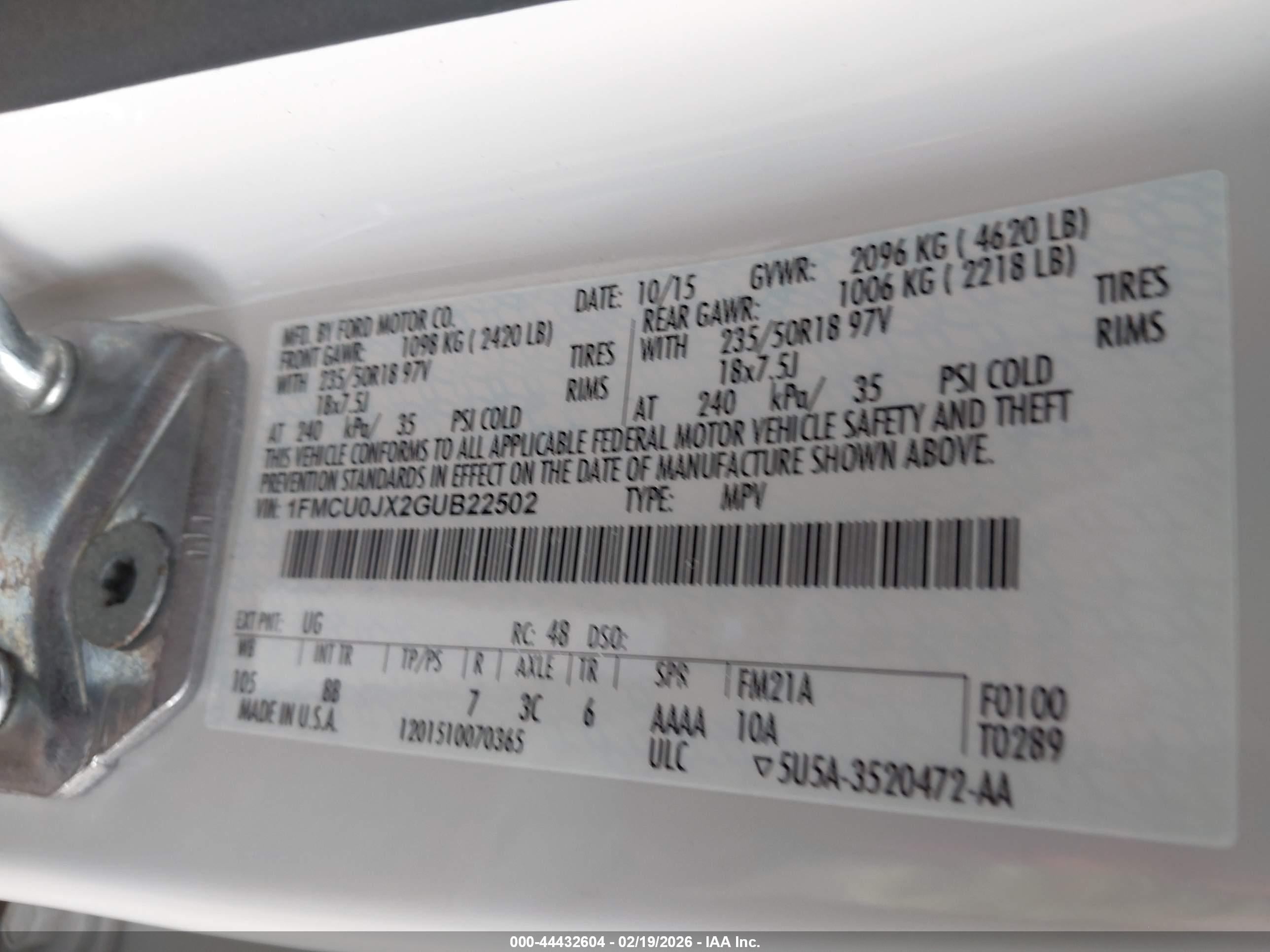 FORD ESCAPE image 9
