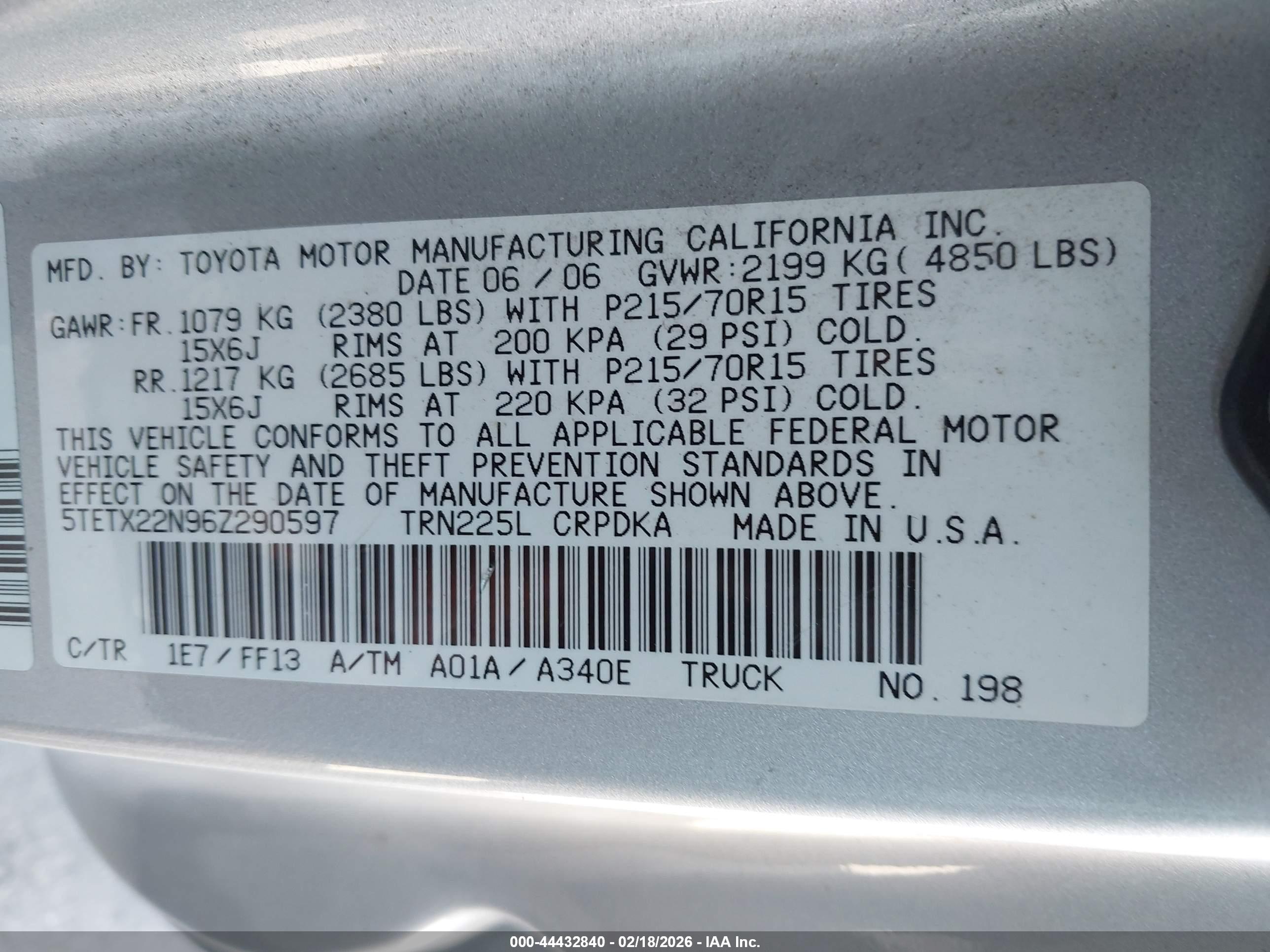 TOYOTA TACOMA image 9