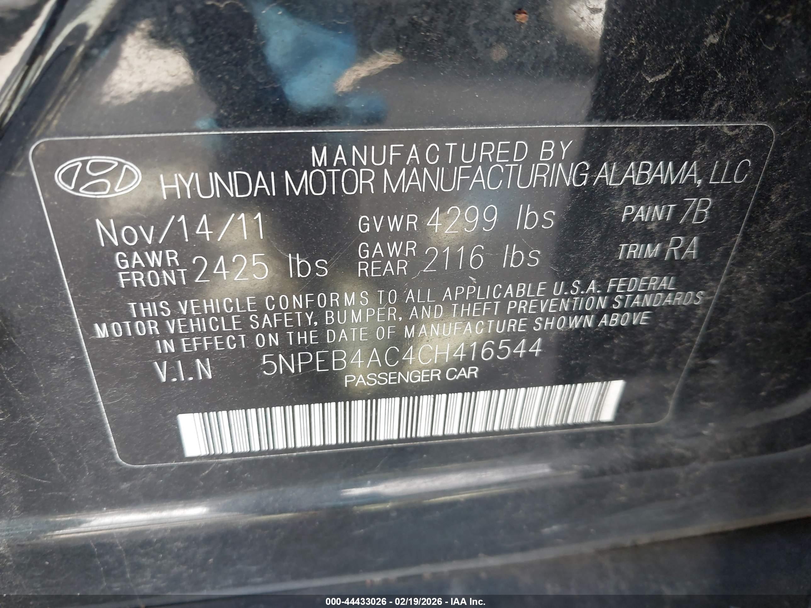 HYUNDAI SONATA image 9