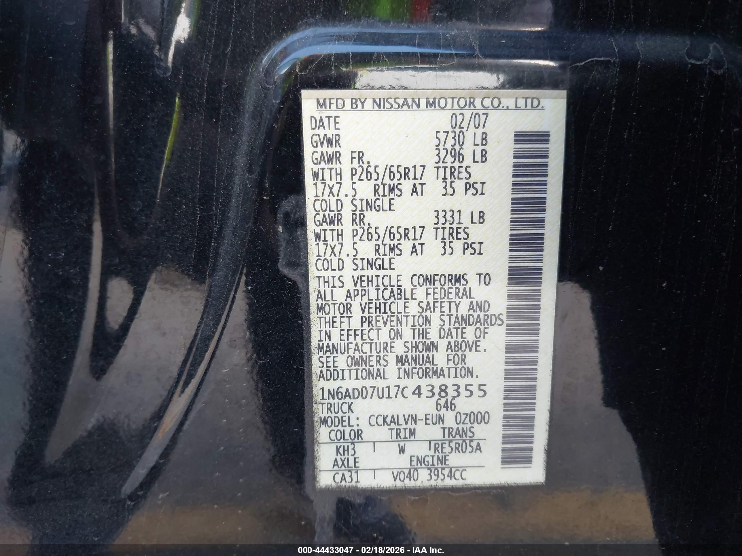 NISSAN FRONTIER image 9
