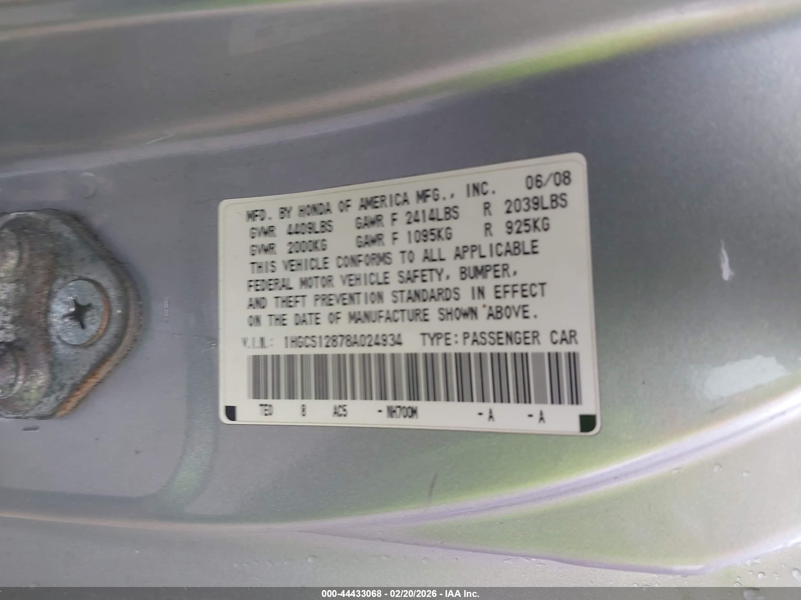 HONDA ACCORD image 9