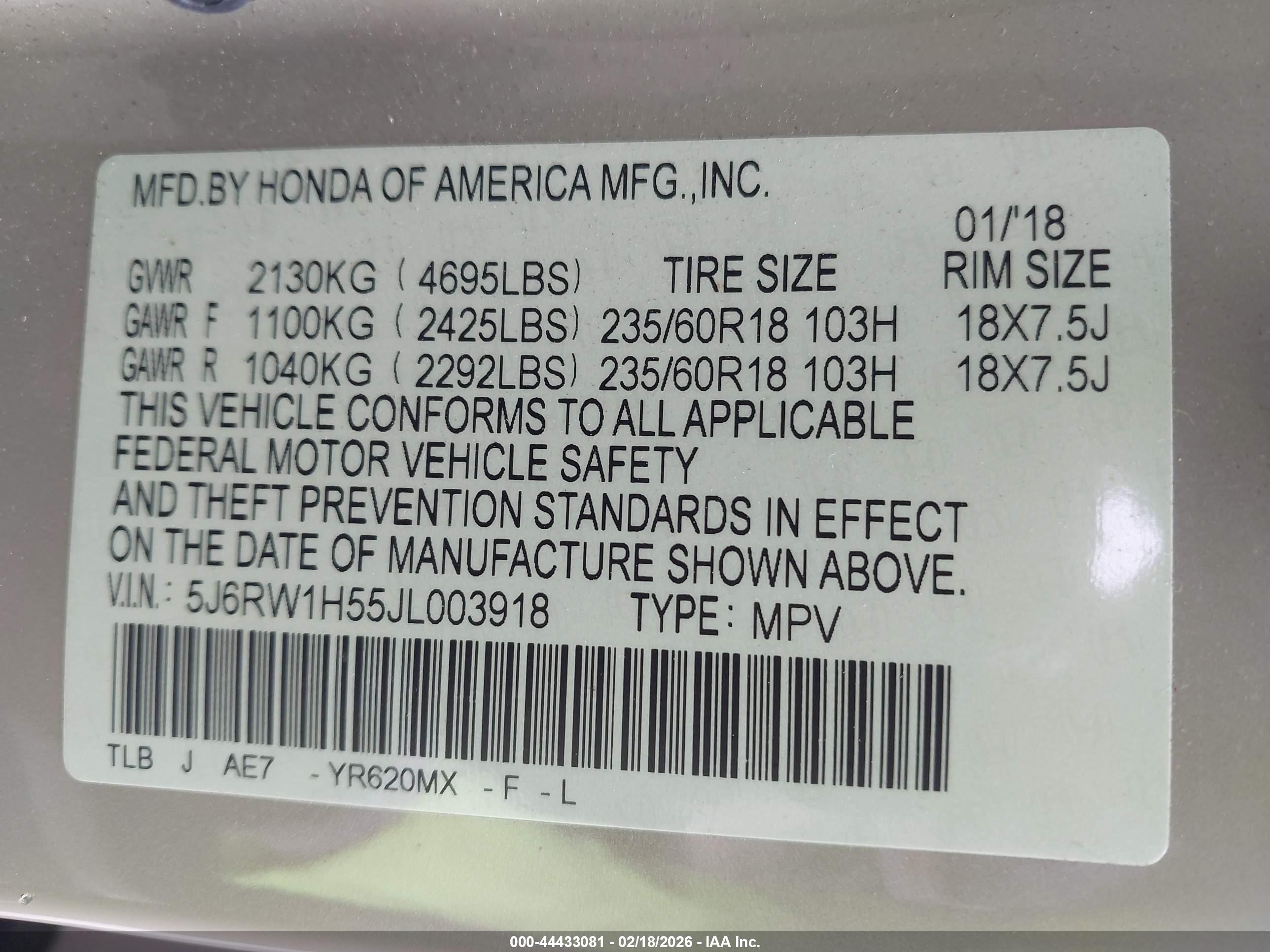 HONDA CR-V image 9