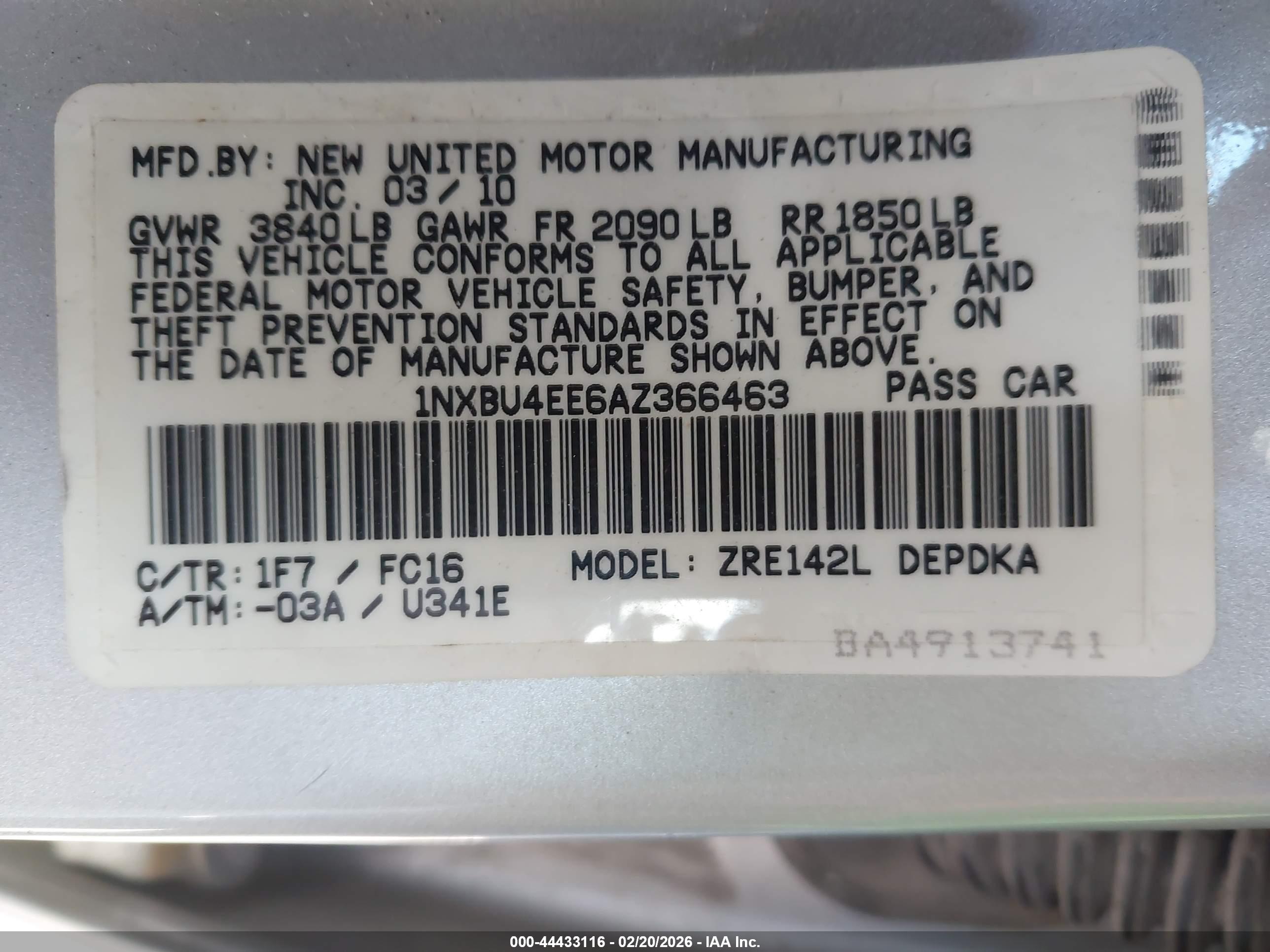 TOYOTA COROLLA image 9