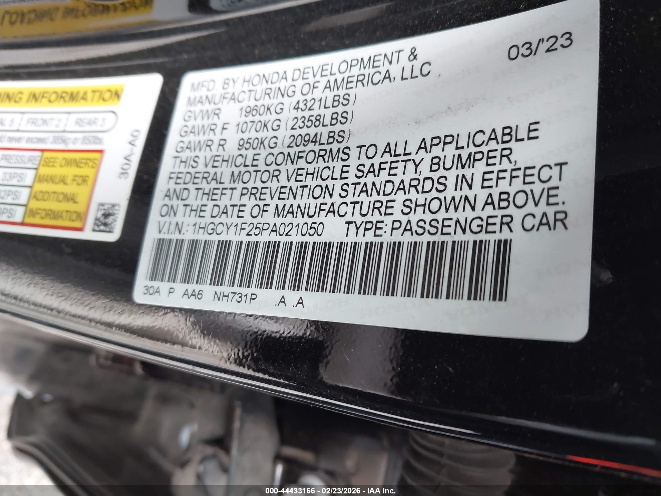 HONDA ACCORD image 9
