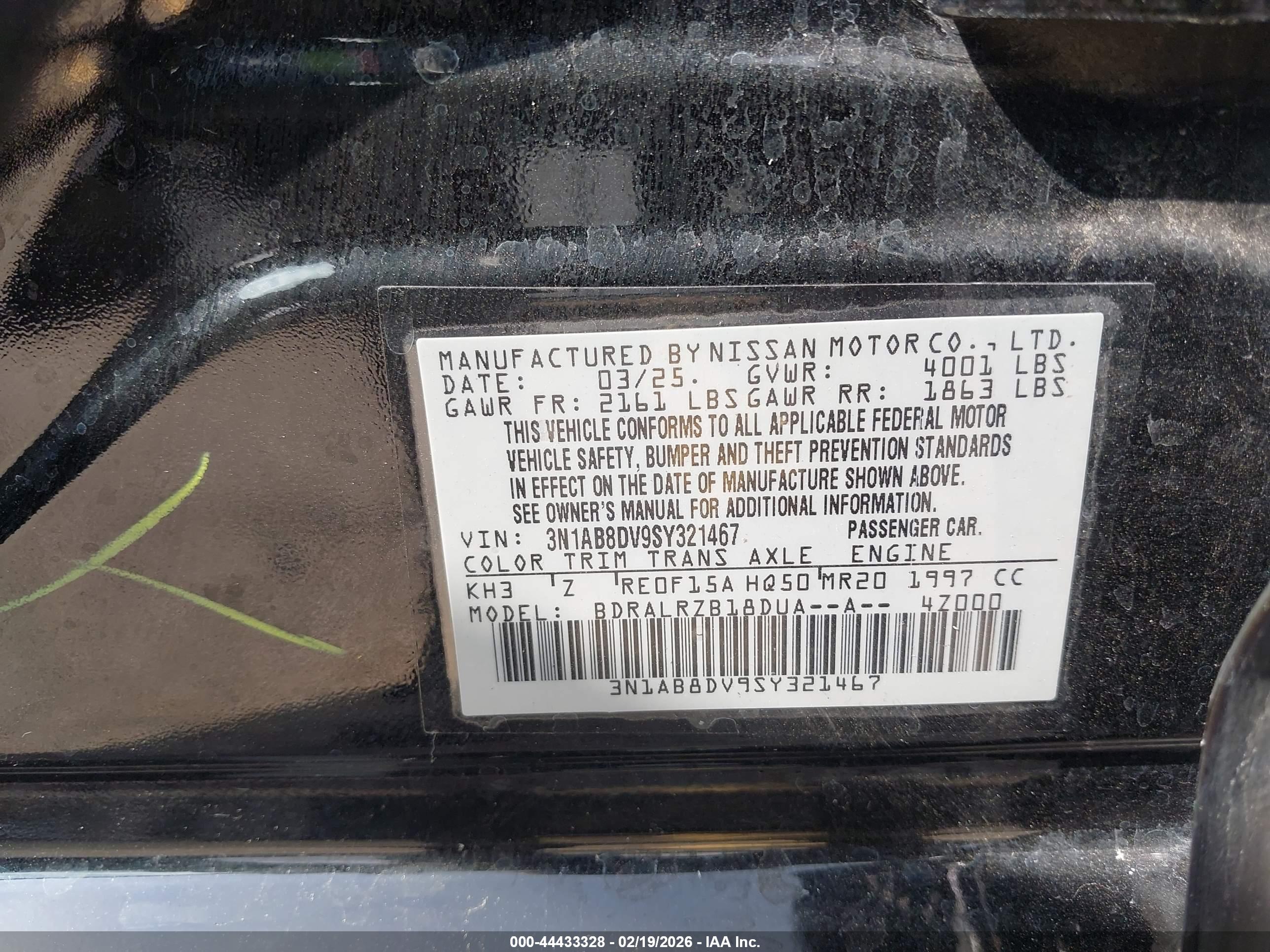 NISSAN SENTRA image 9