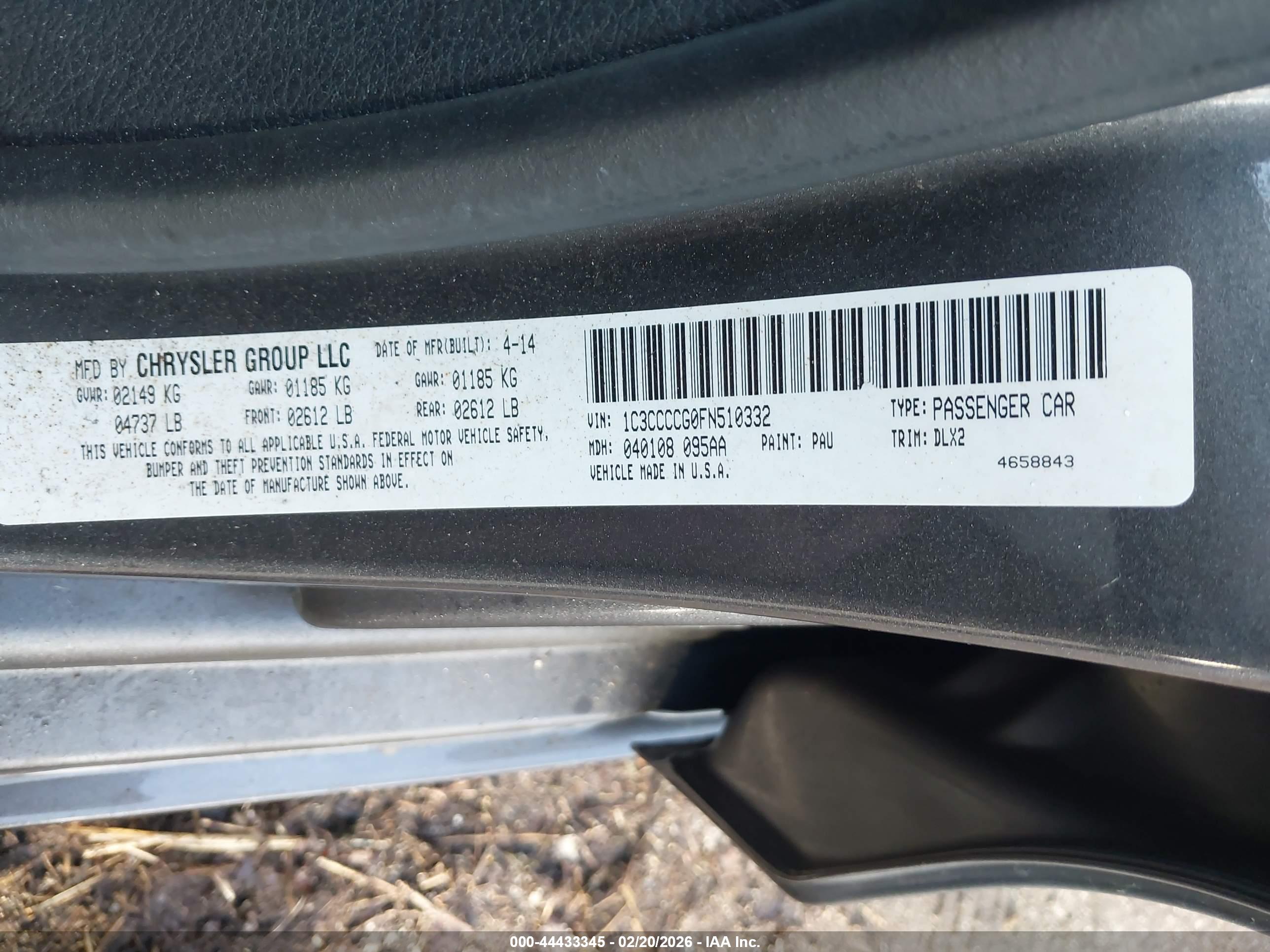 CHRYSLER 200 image 9