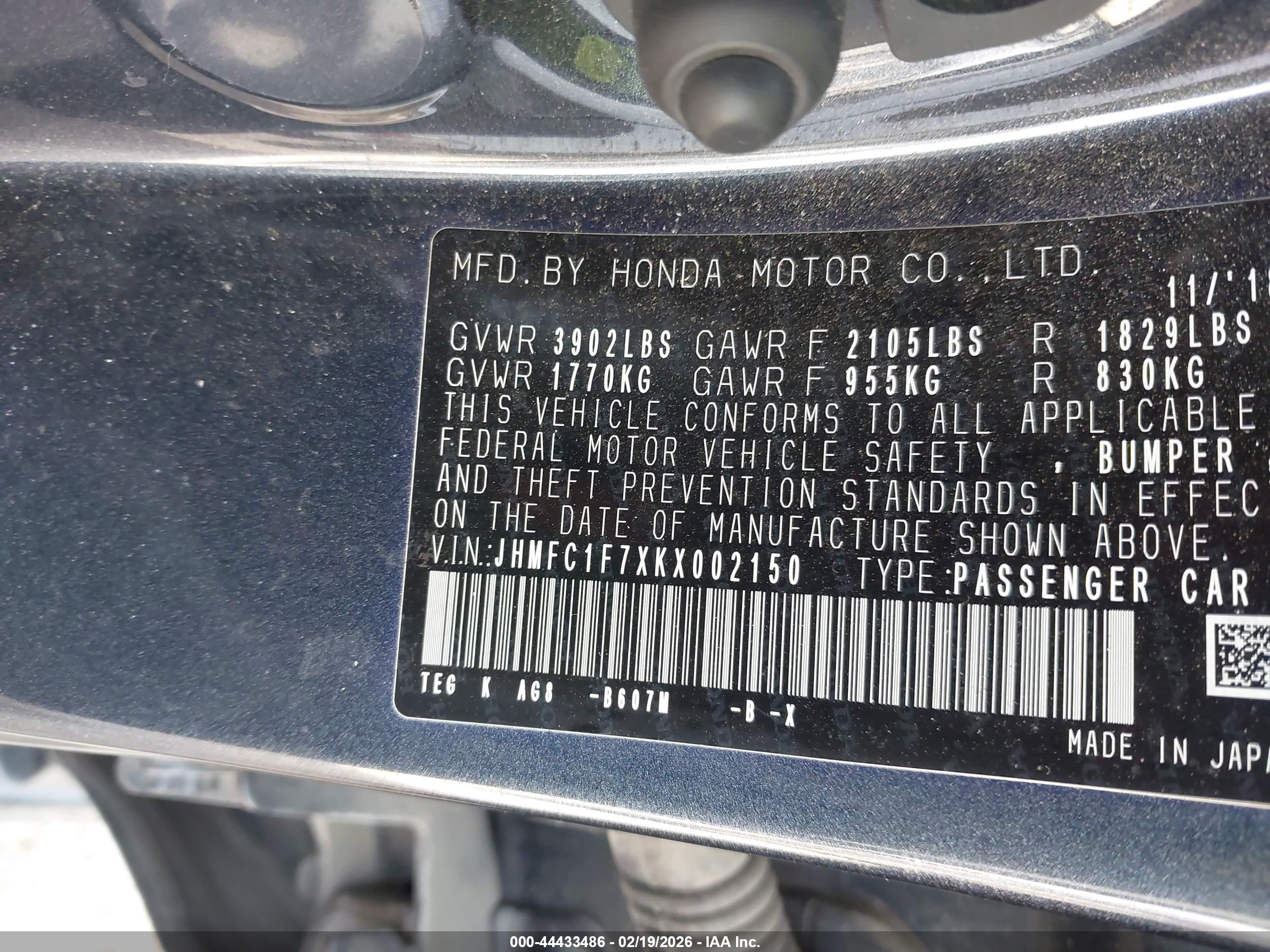 HONDA CIVIC image 9