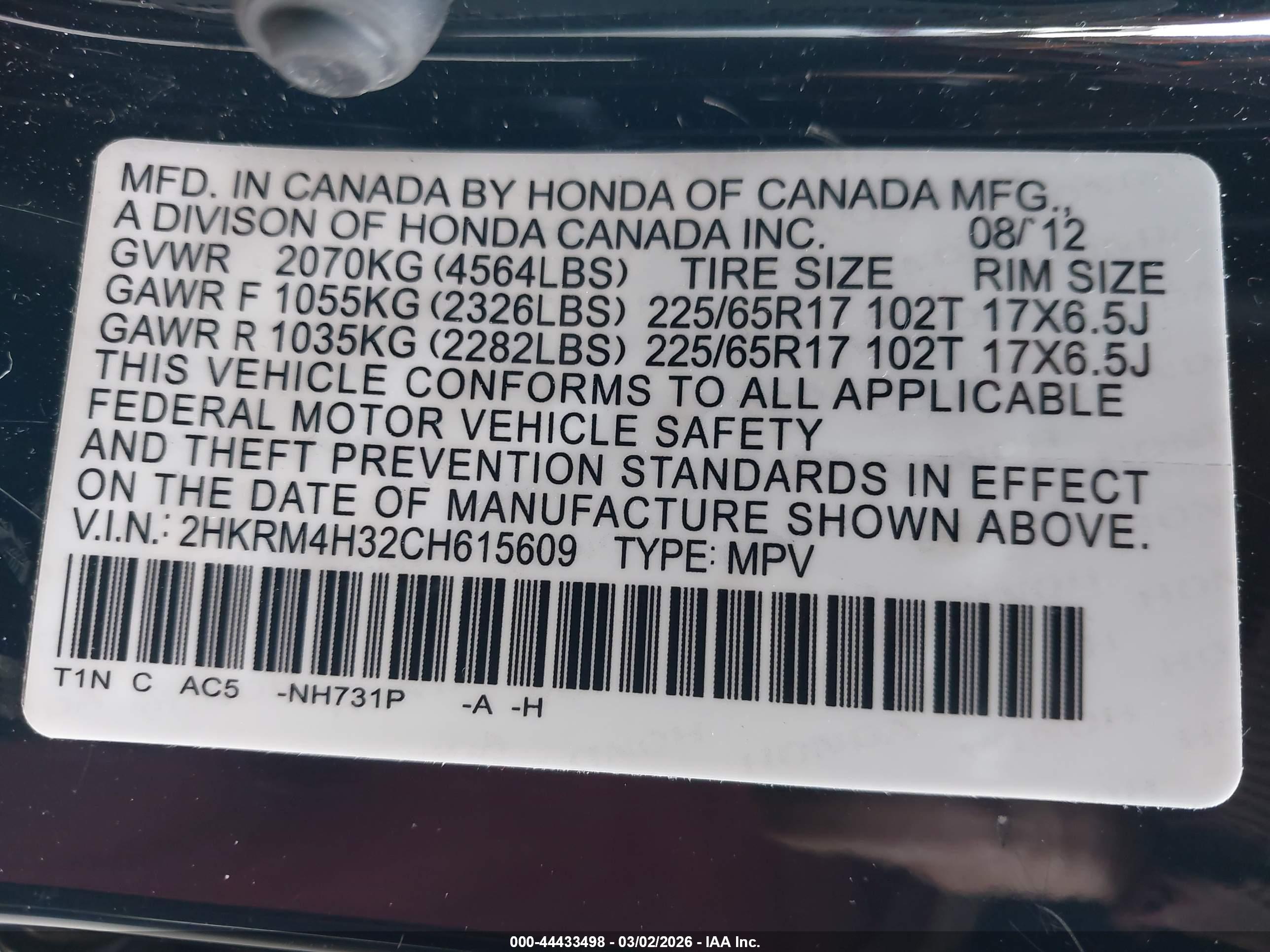 HONDA CR-V image 9