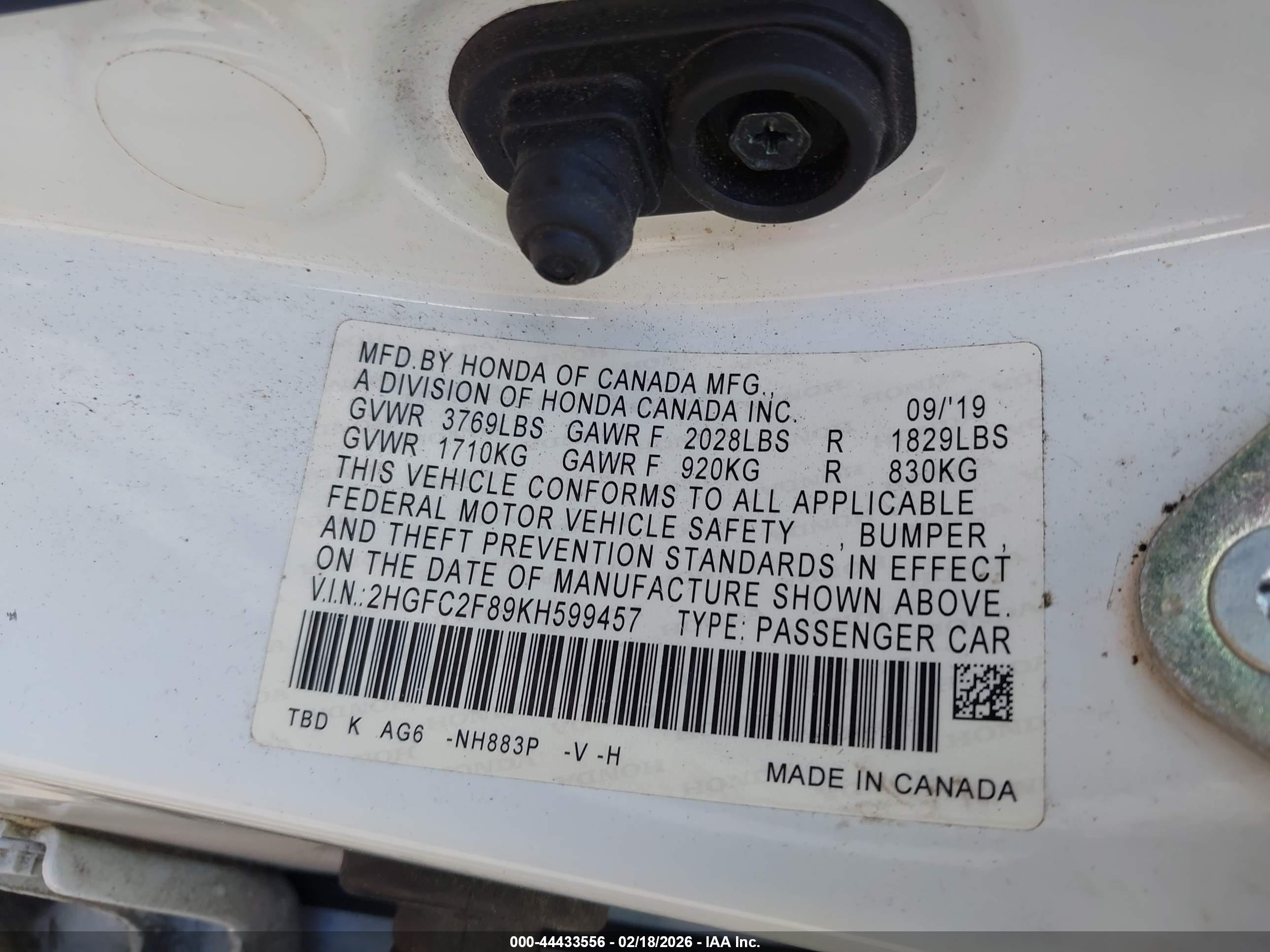 HONDA CIVIC image 9