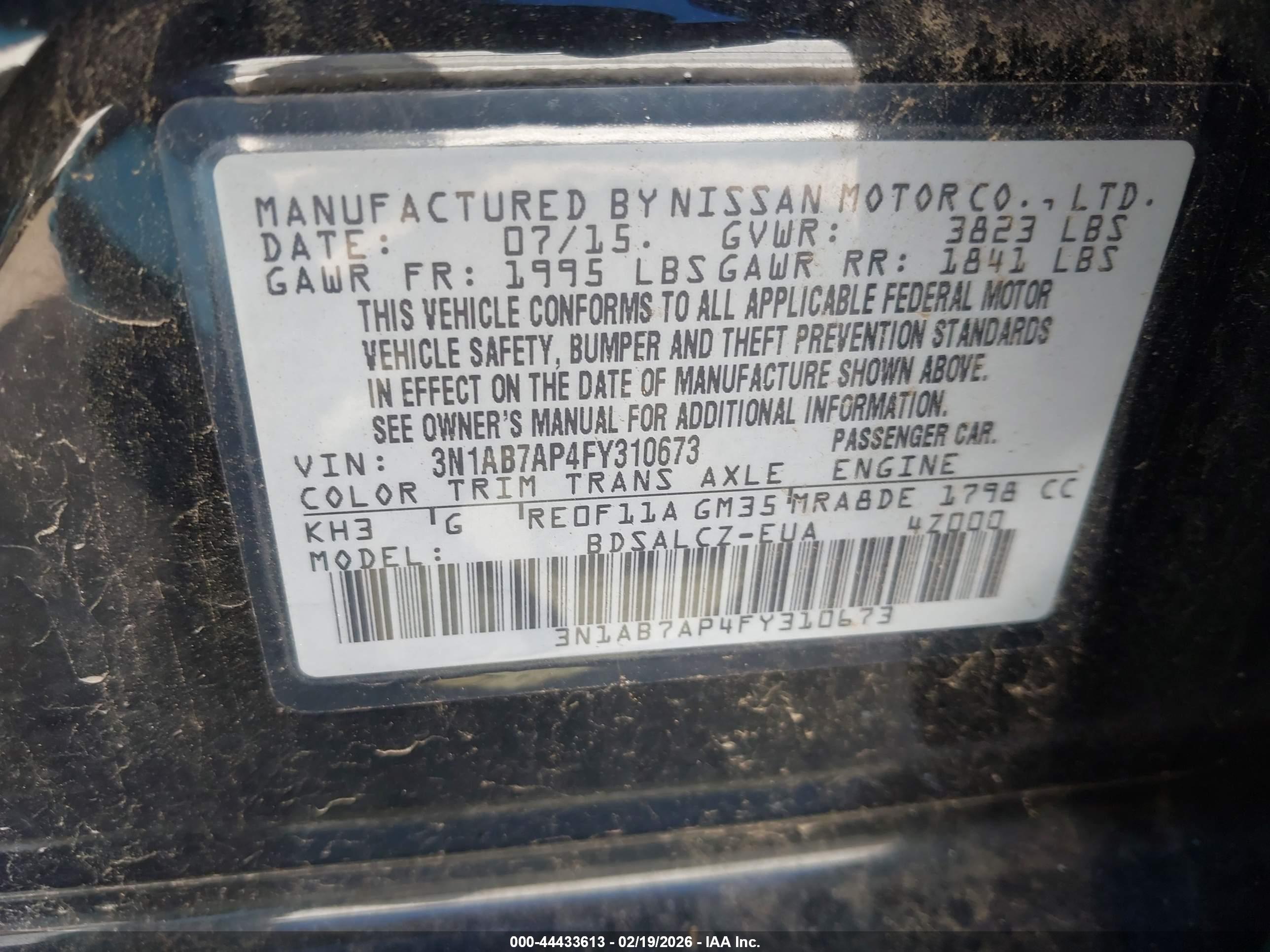 NISSAN SENTRA image 9