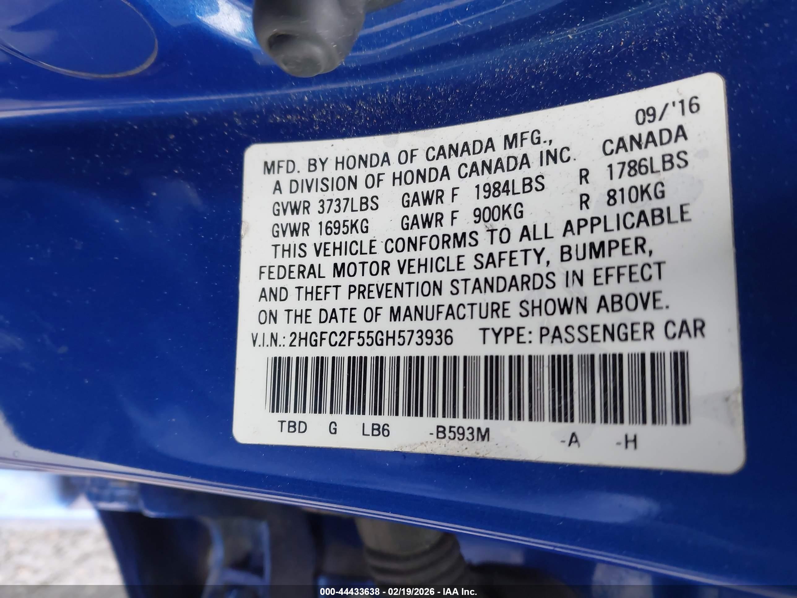 HONDA CIVIC image 9