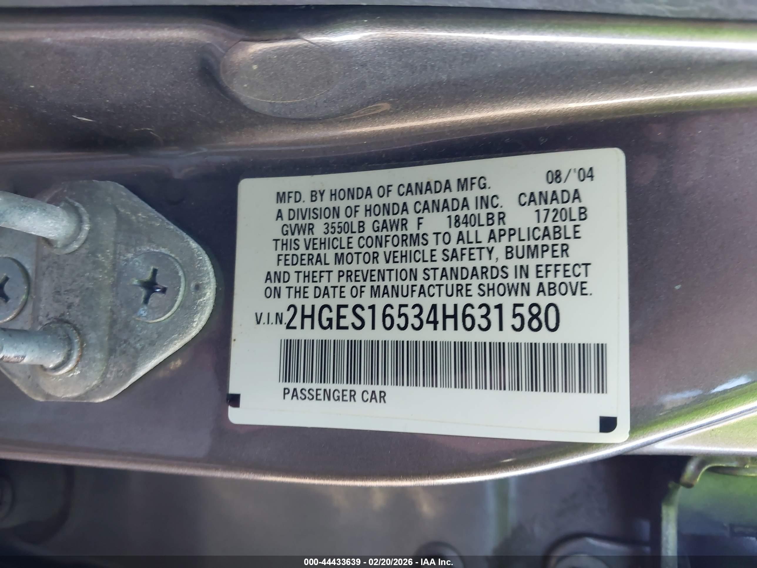 HONDA CIVIC image 9