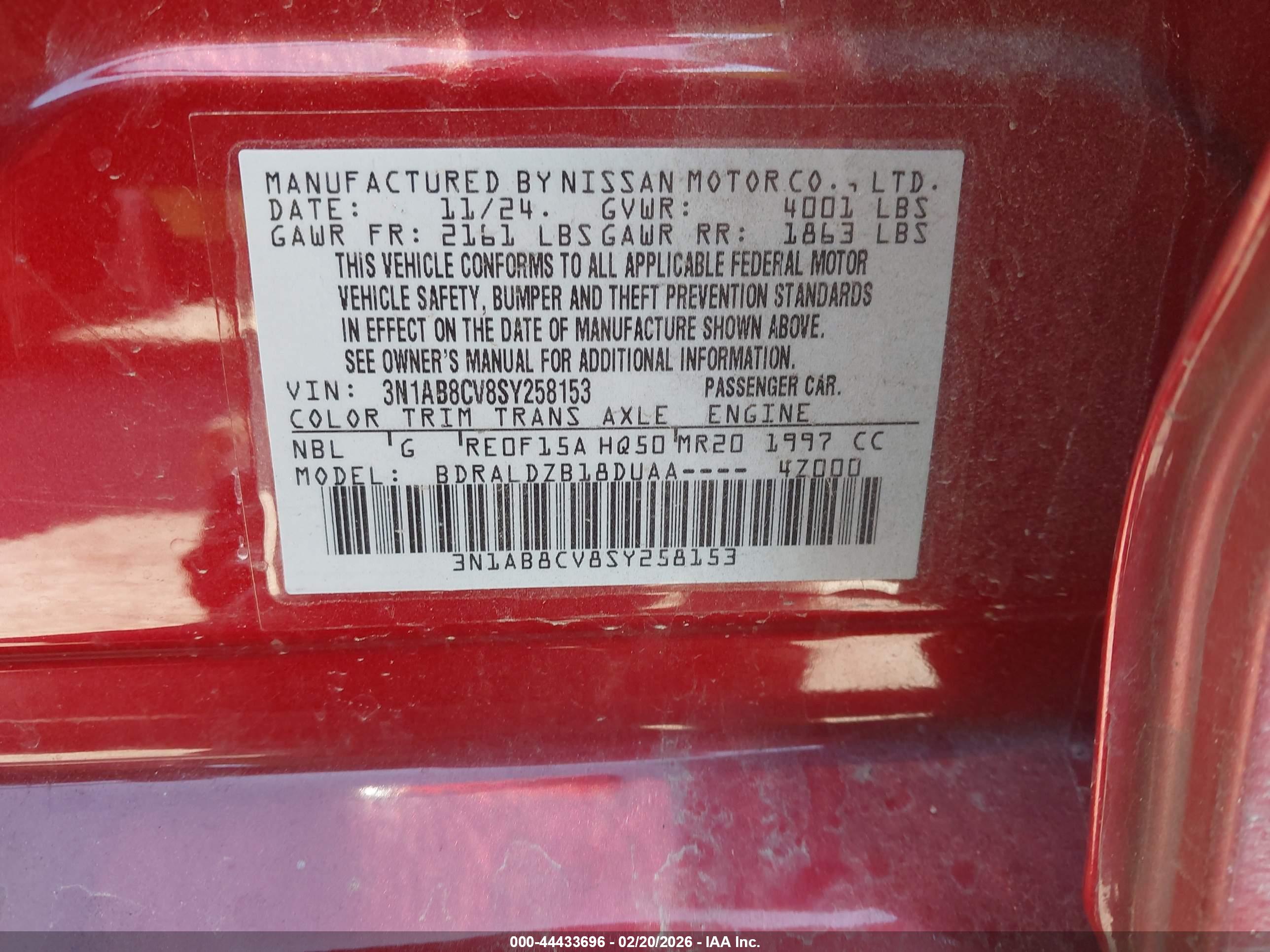 NISSAN SENTRA image 9