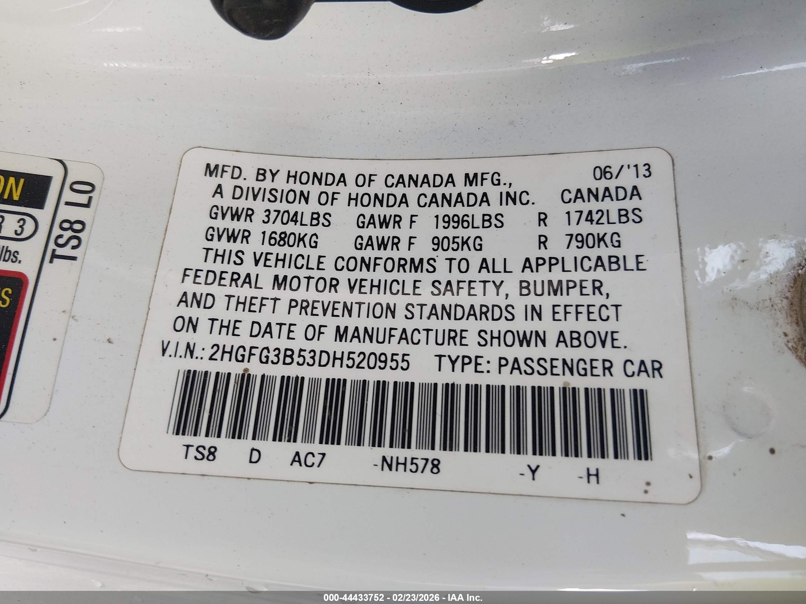 HONDA CIVIC image 9