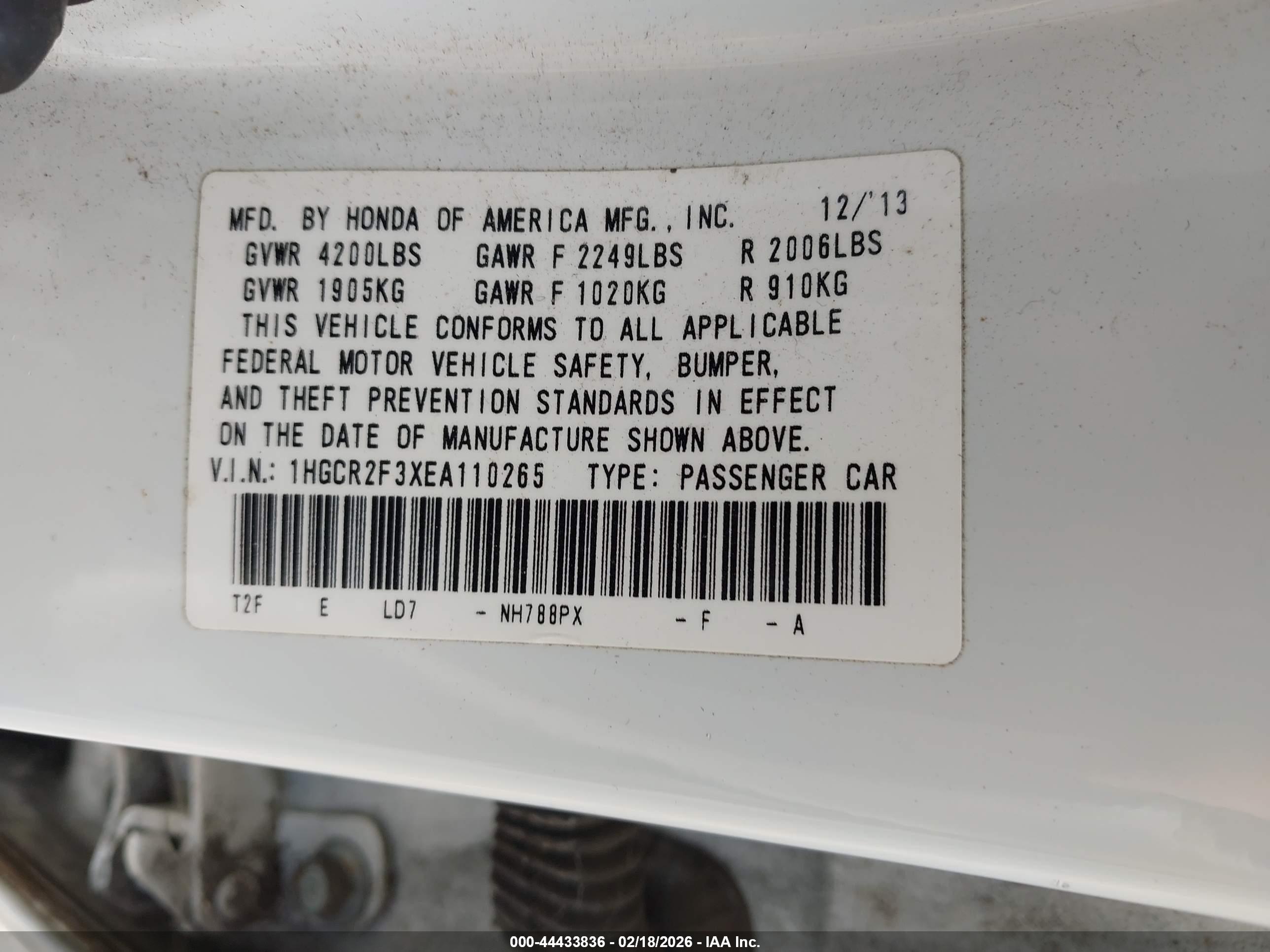 HONDA ACCORD image 9