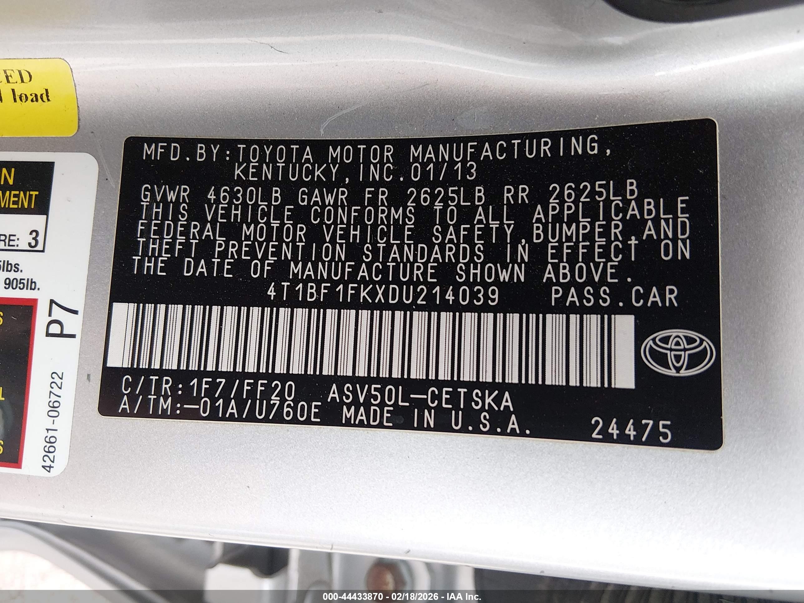 TOYOTA CAMRY image 9