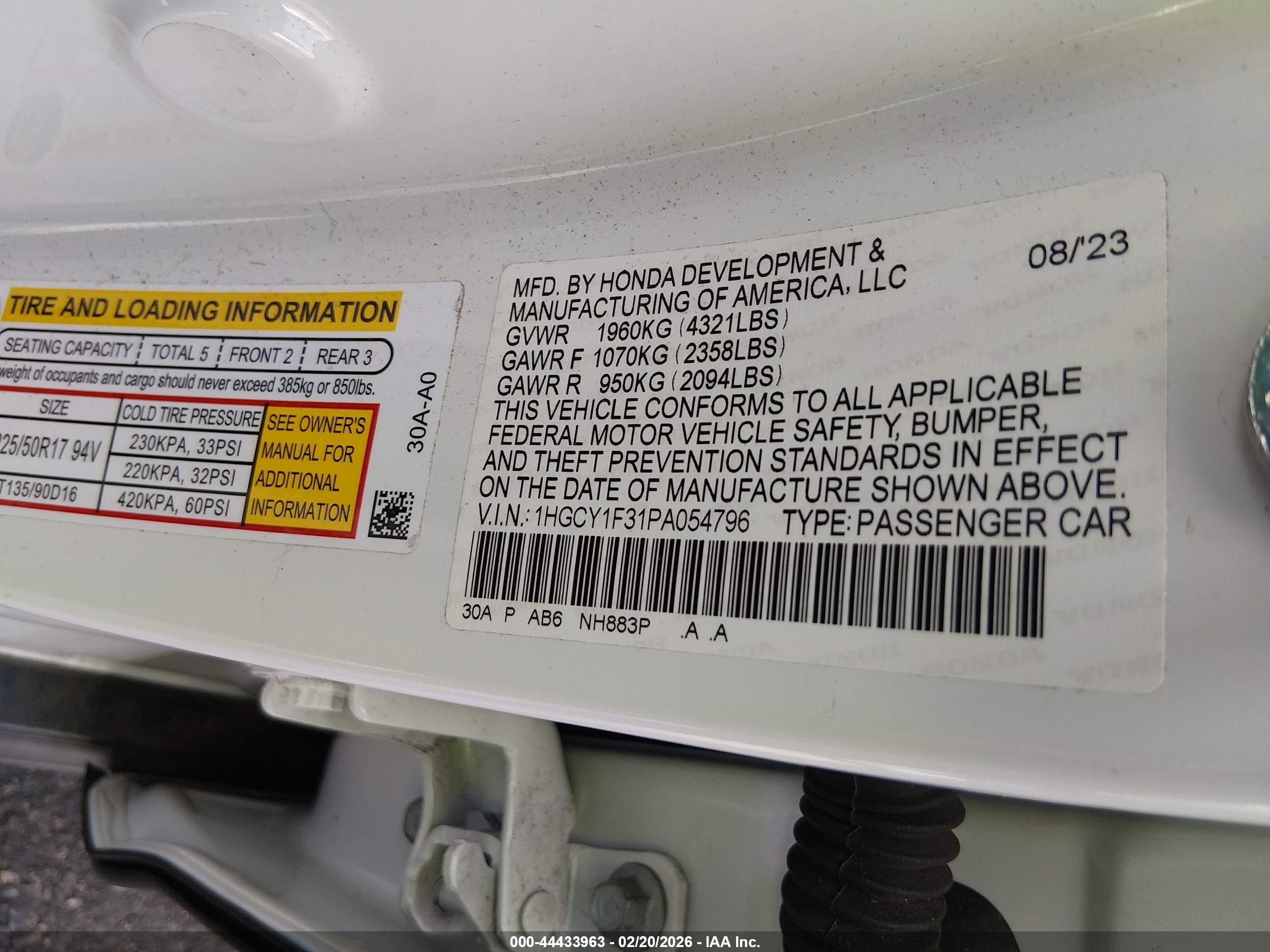 HONDA ACCORD image 9