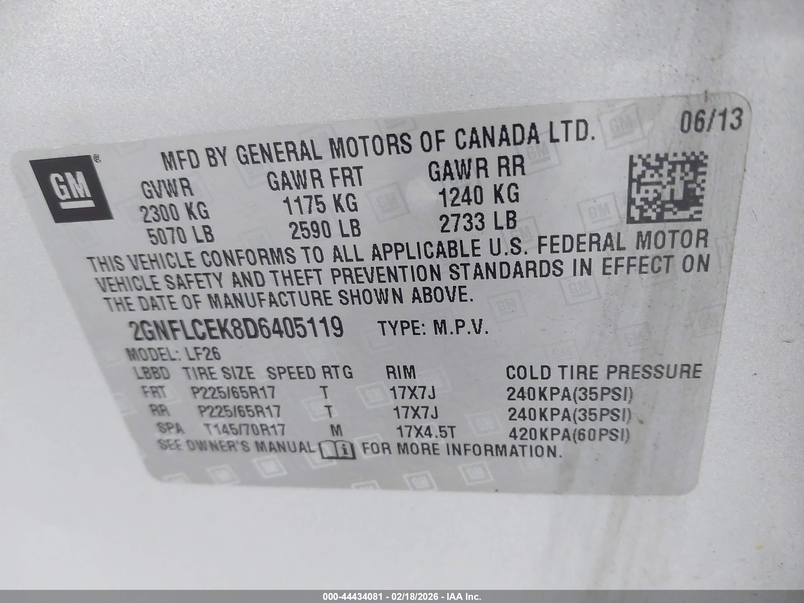 CHEVROLET EQUINOX image 9