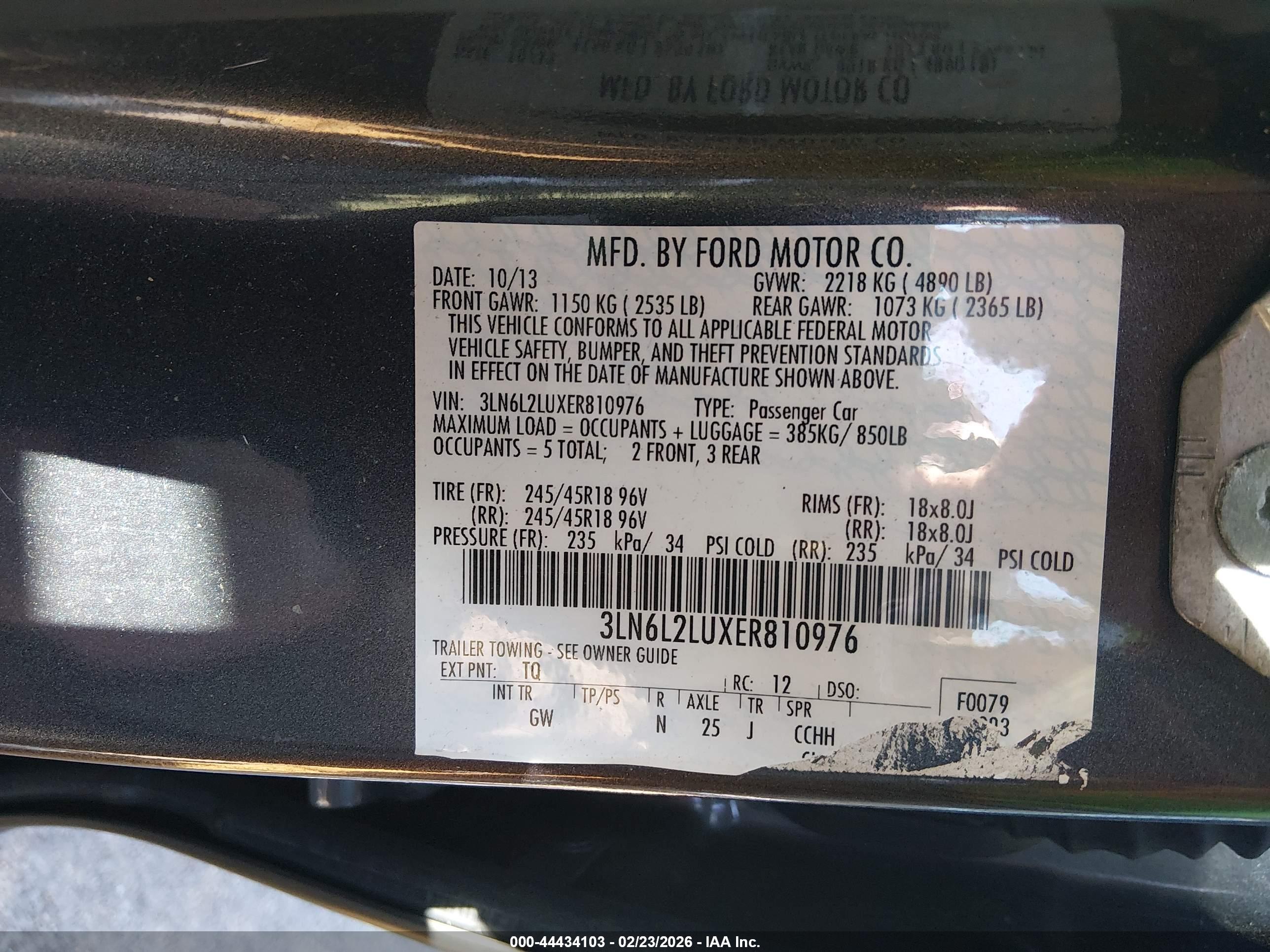 LINCOLN MKZ image 9