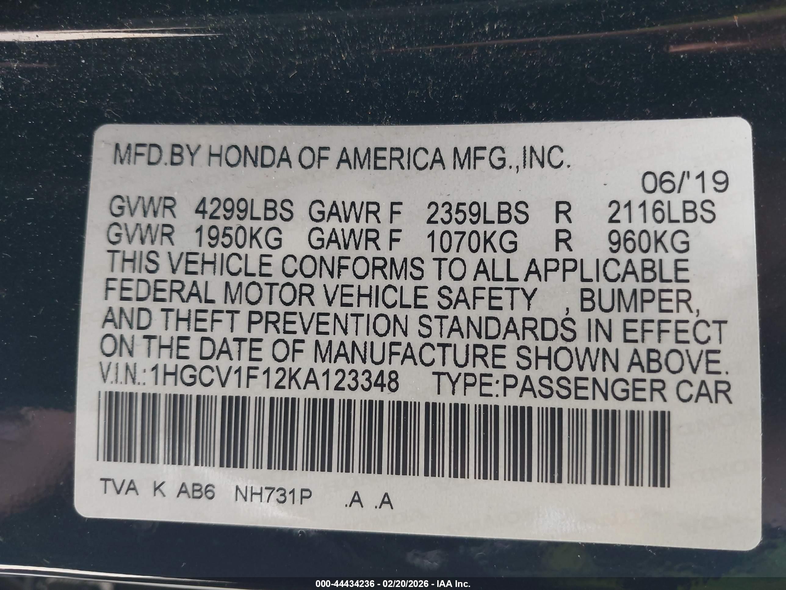 HONDA ACCORD image 9