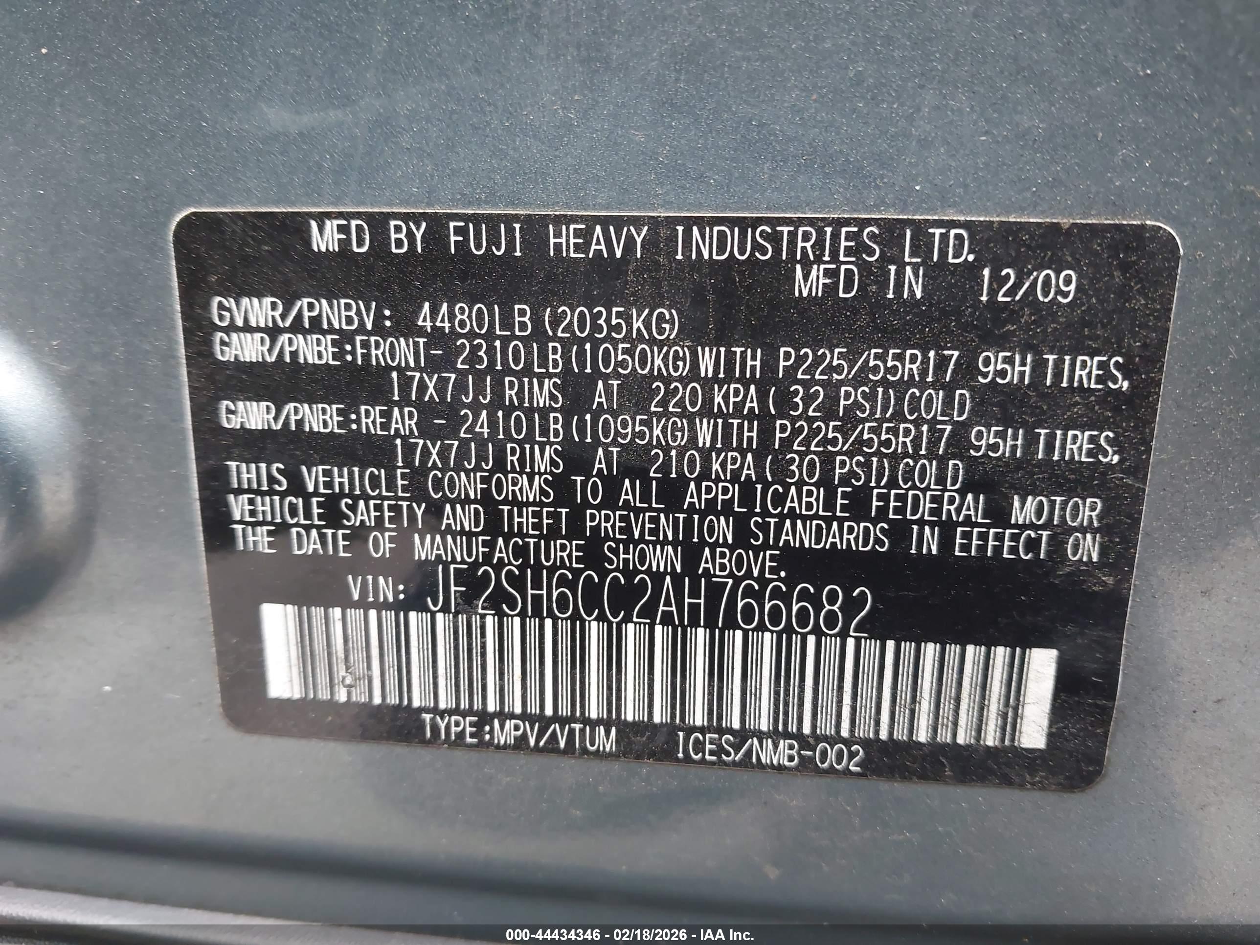 SUBARU FORESTER image 9