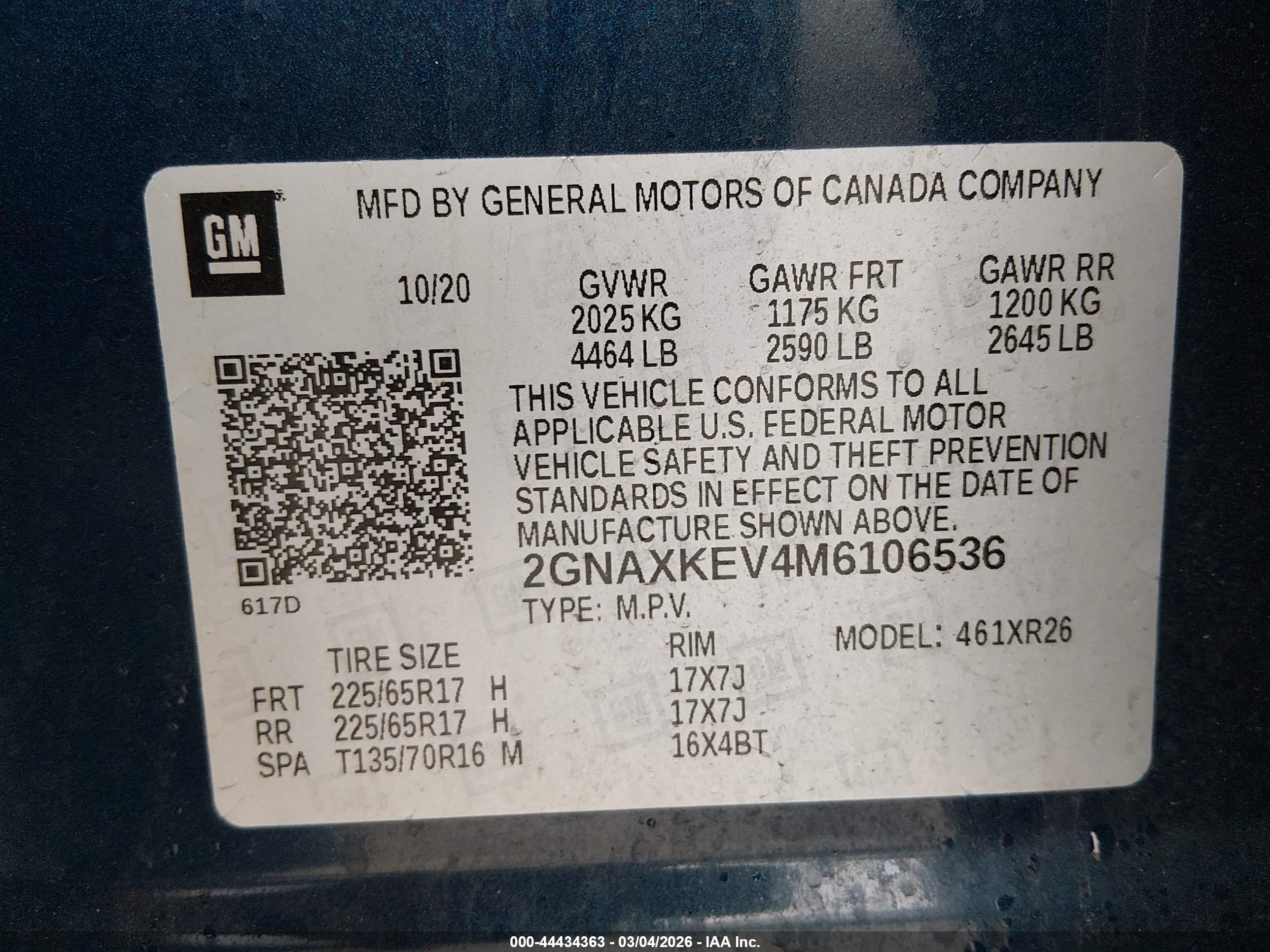 CHEVROLET EQUINOX image 9