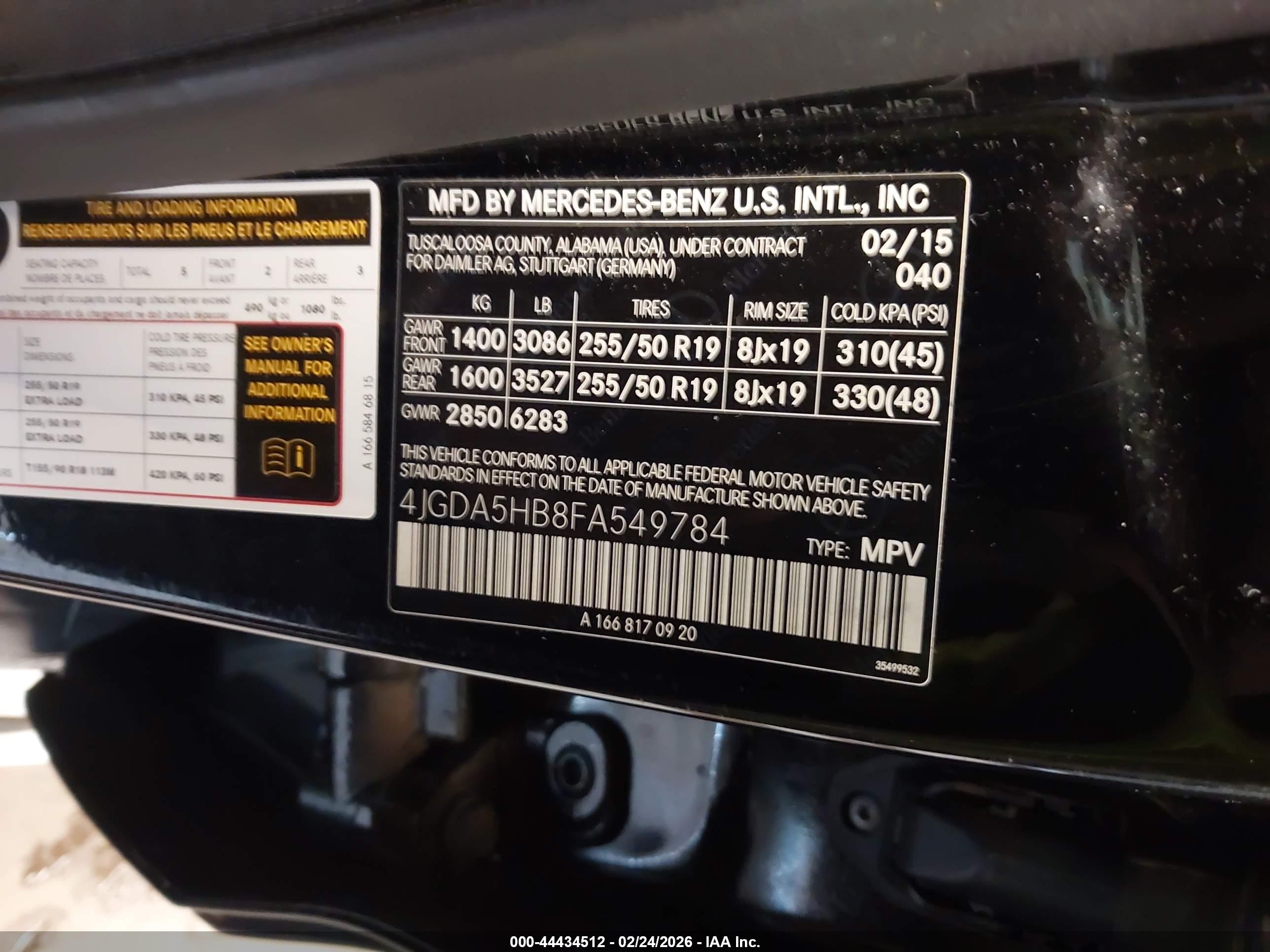 MERCEDES-BENZ ML image 9