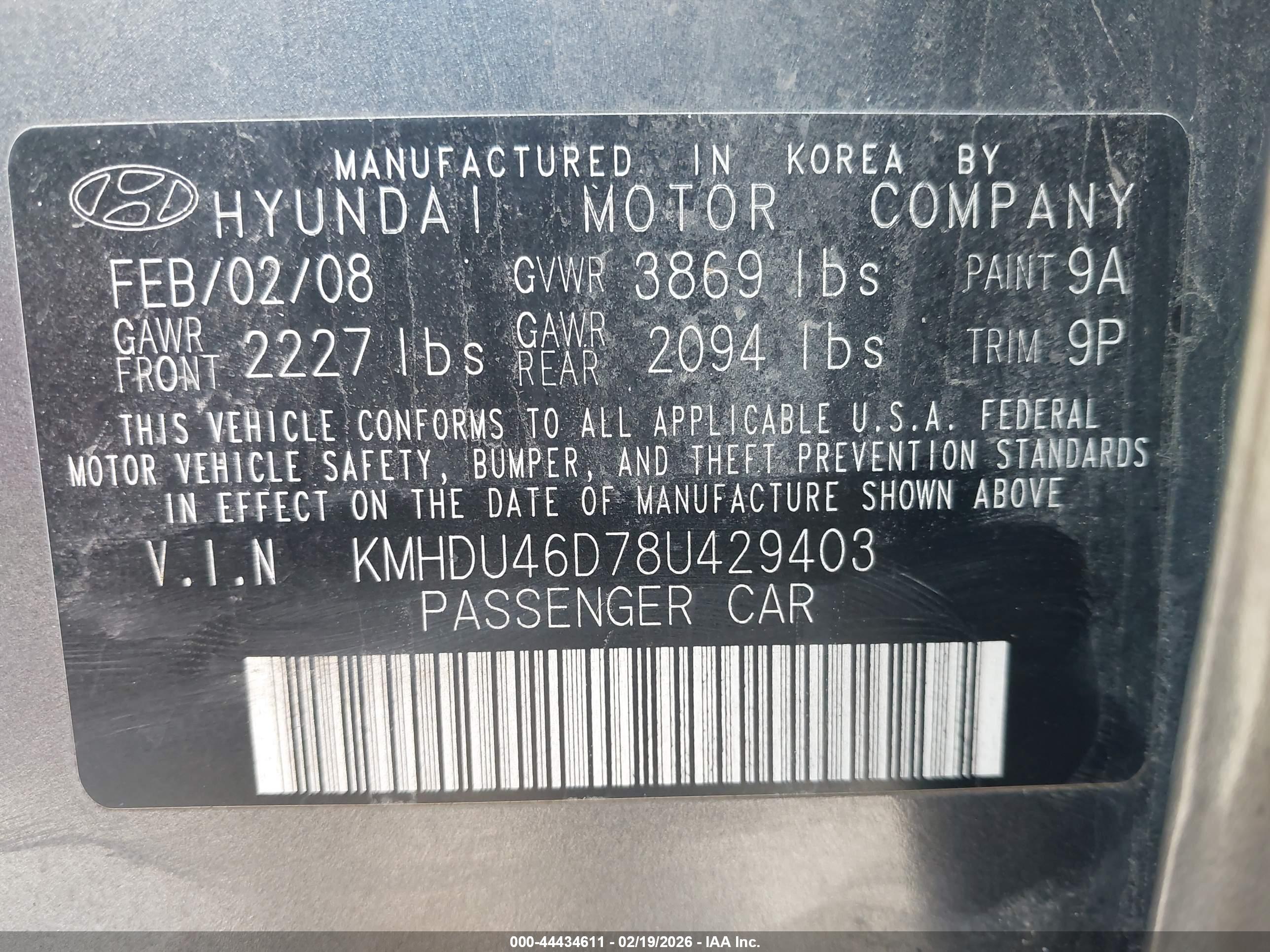 HYUNDAI ELANTRA image 9