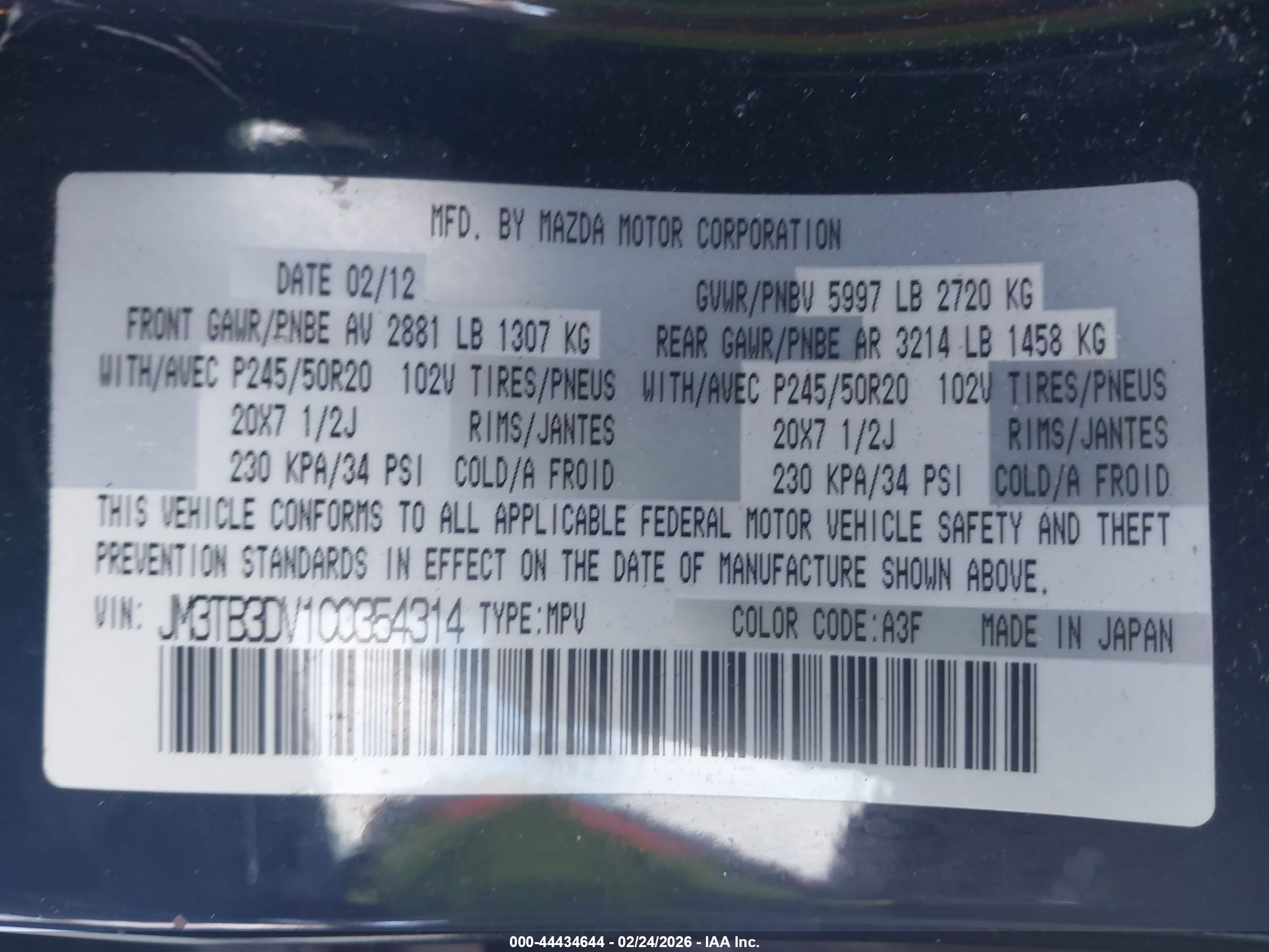 MAZDA CX-9 image 9