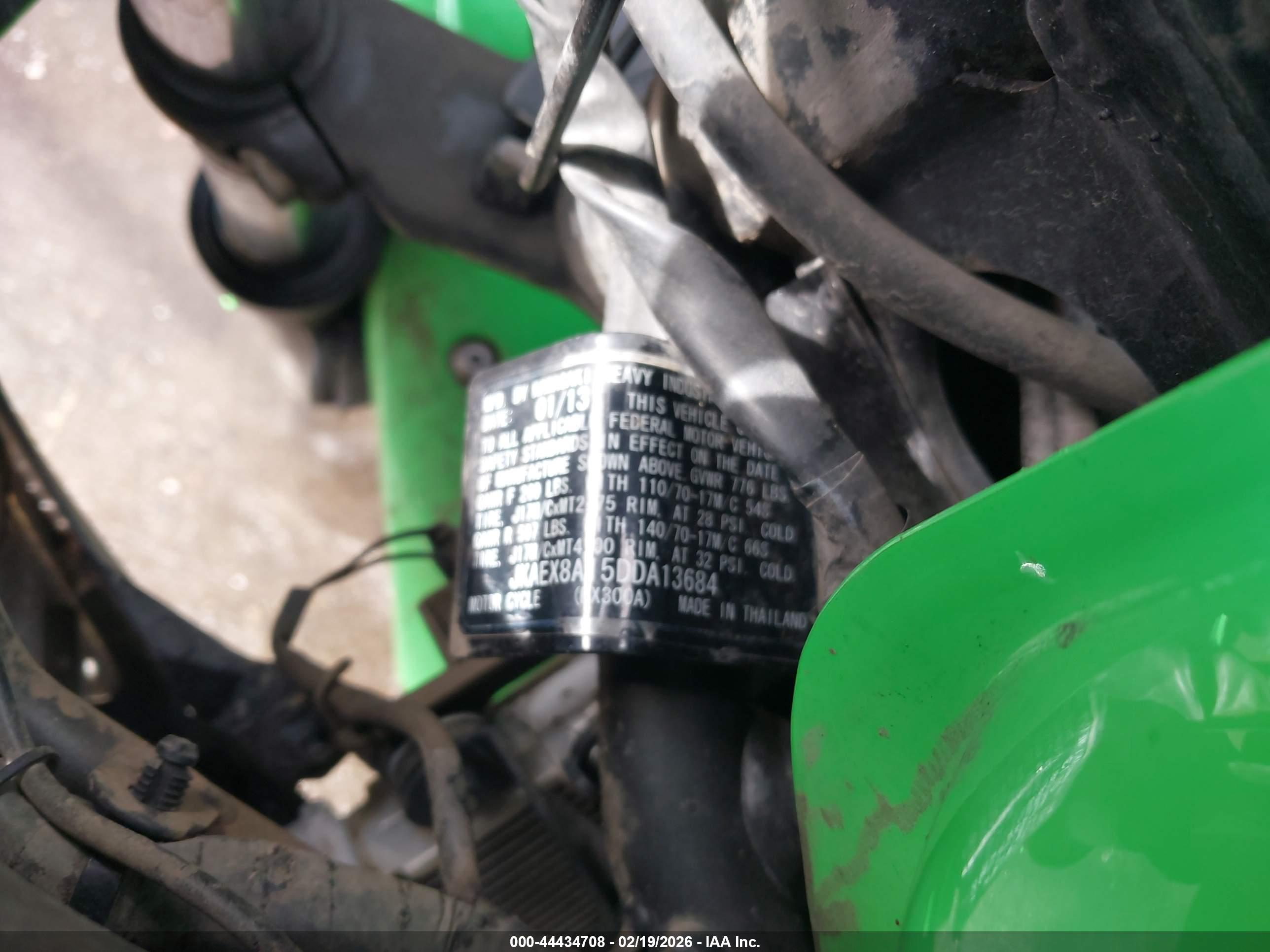 KAWASAKI EX300 image 10