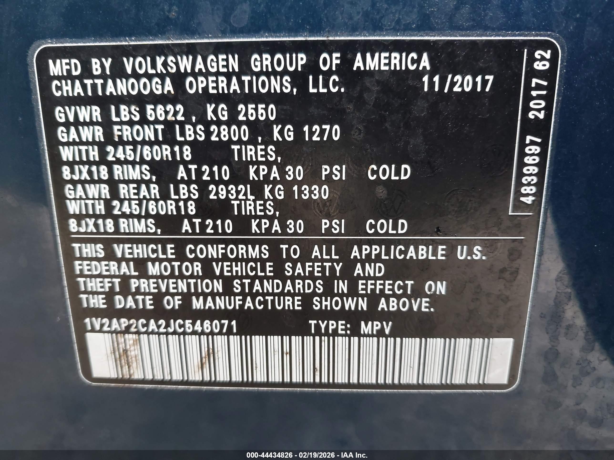 VOLKSWAGEN ATLAS image 9