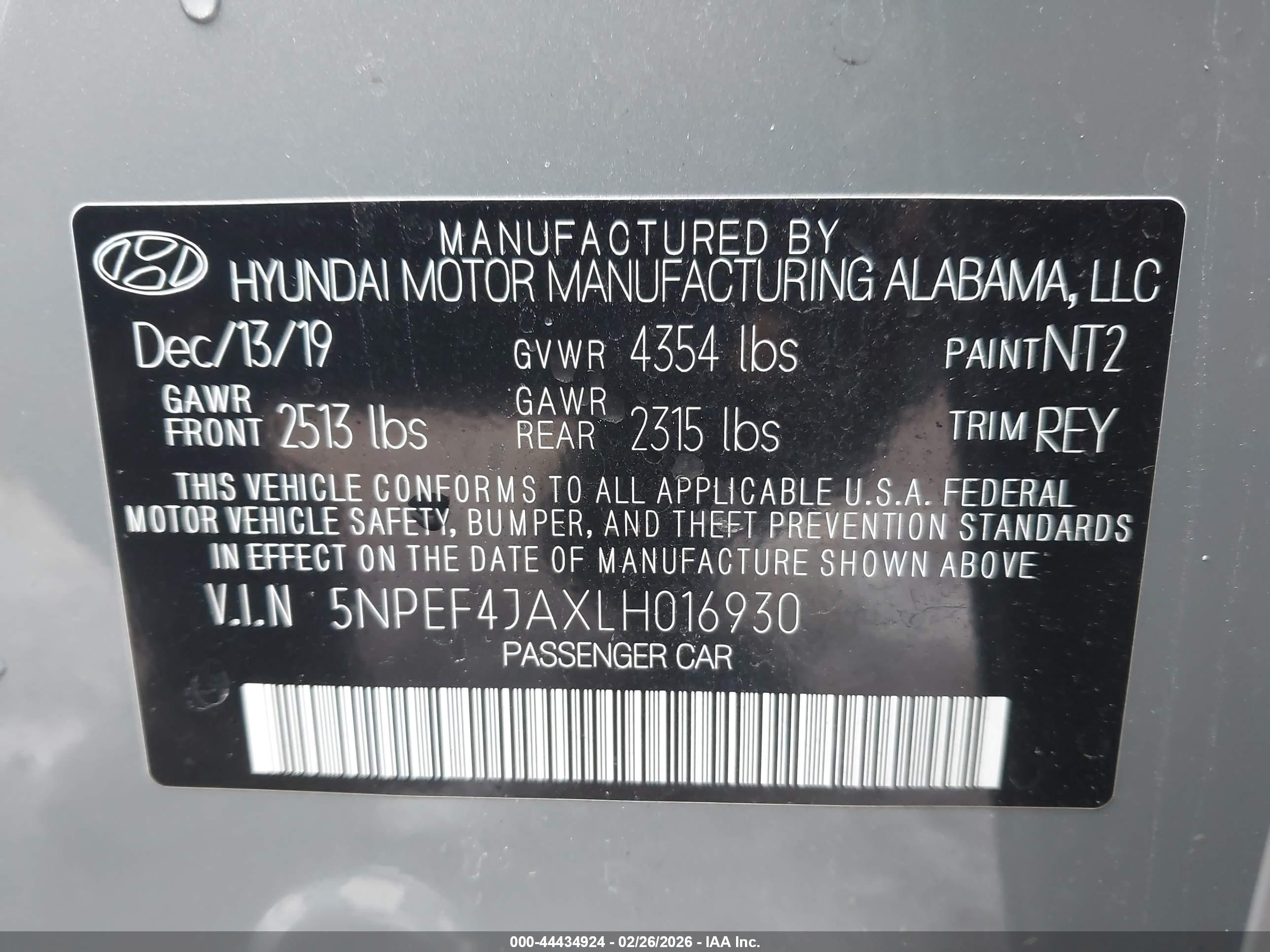 HYUNDAI SONATA image 9