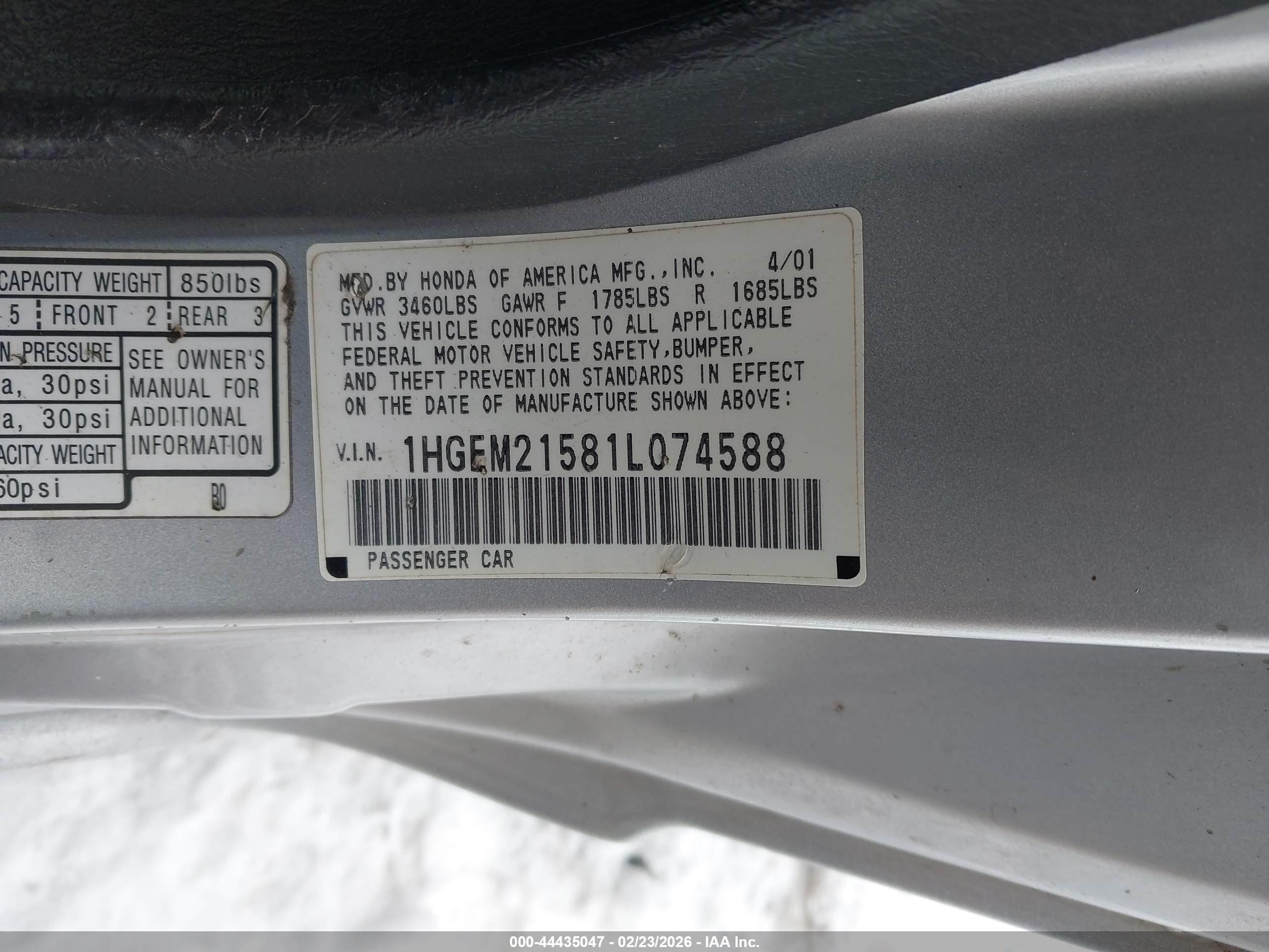 HONDA CIVIC image 9
