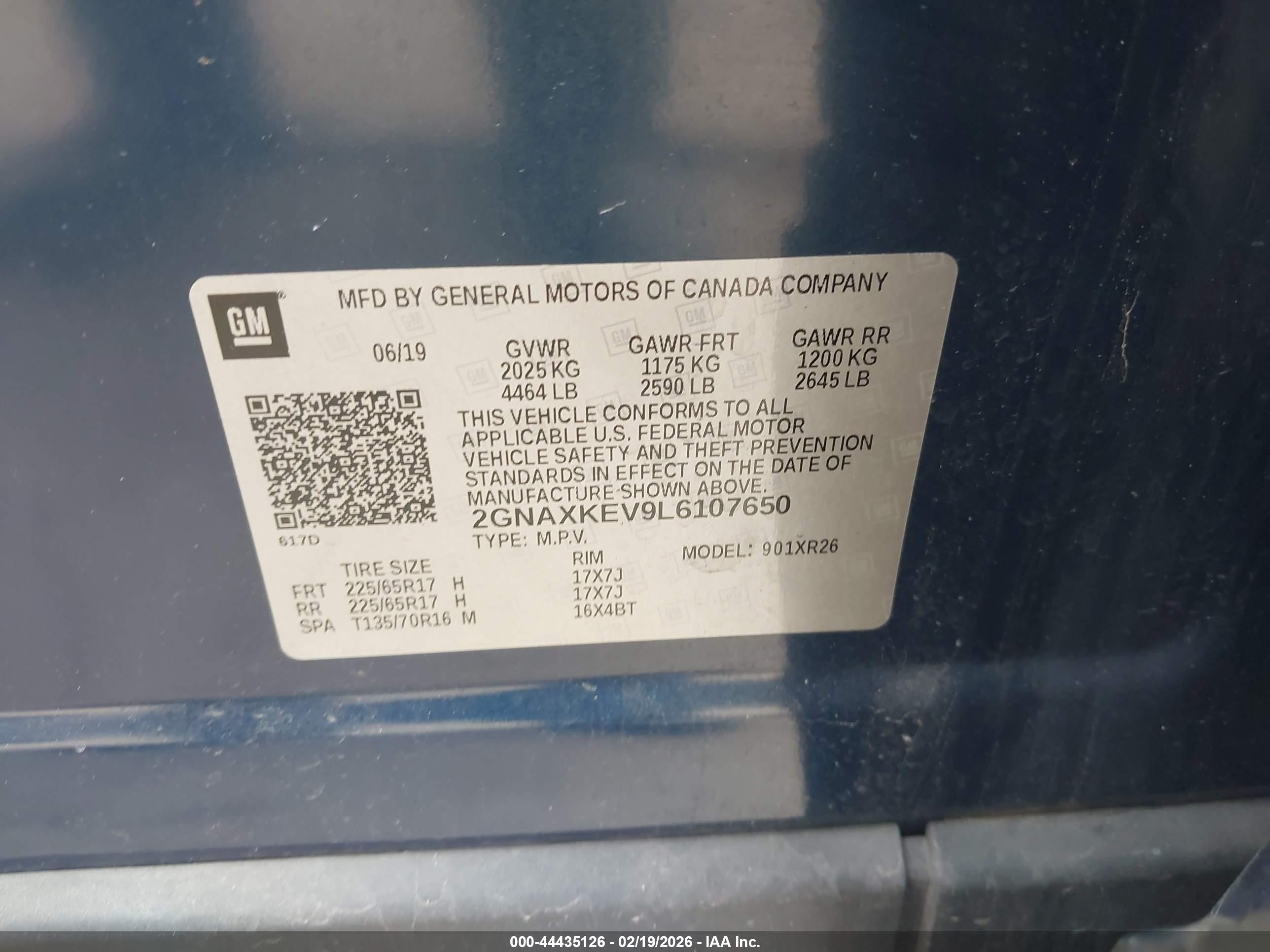 CHEVROLET EQUINOX image 9