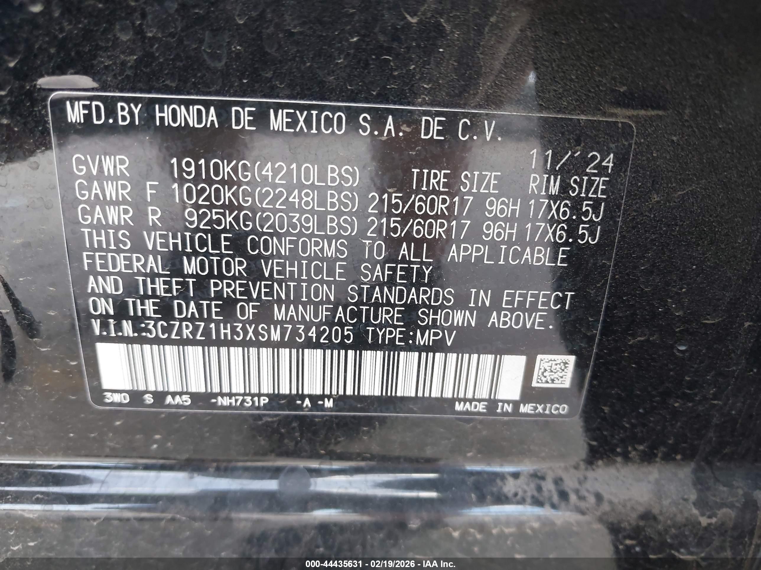 HONDA HR-V image 9