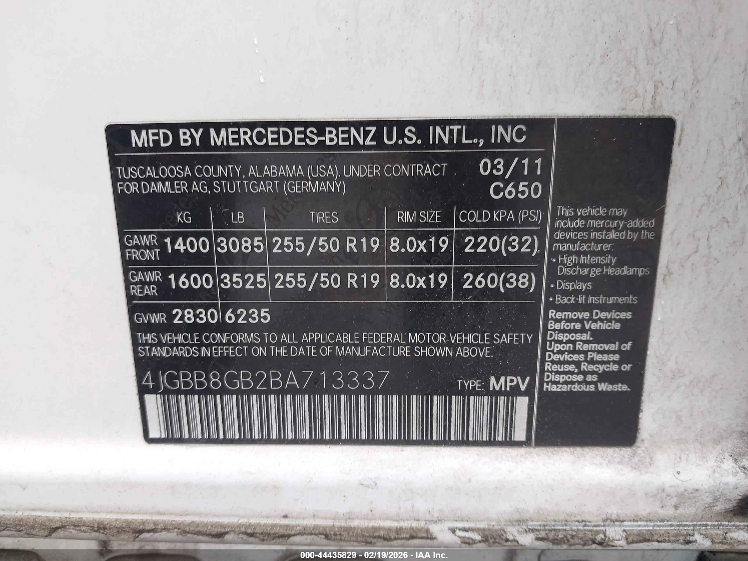 MERCEDES-BENZ ML image 9