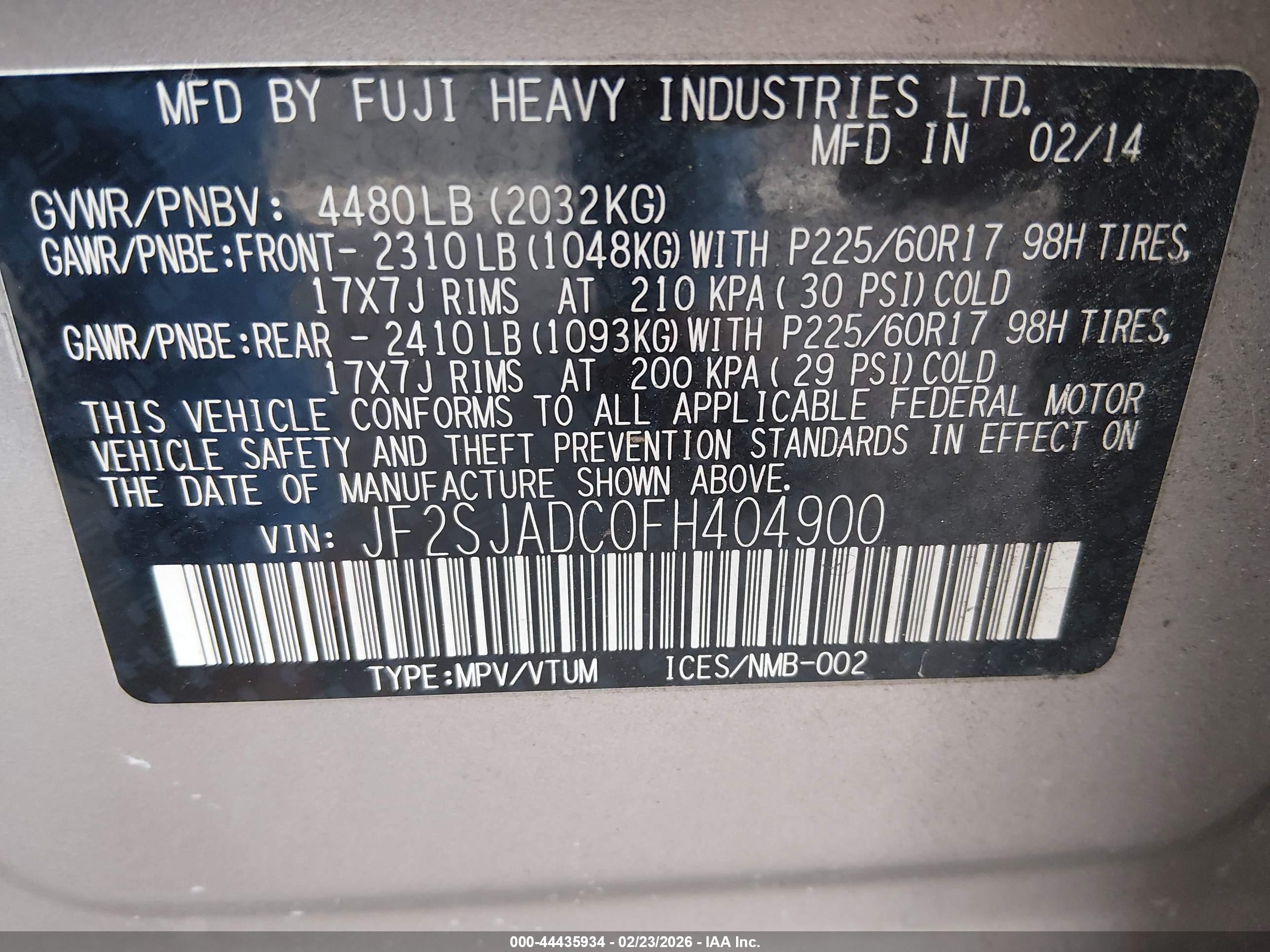 SUBARU FORESTER image 9