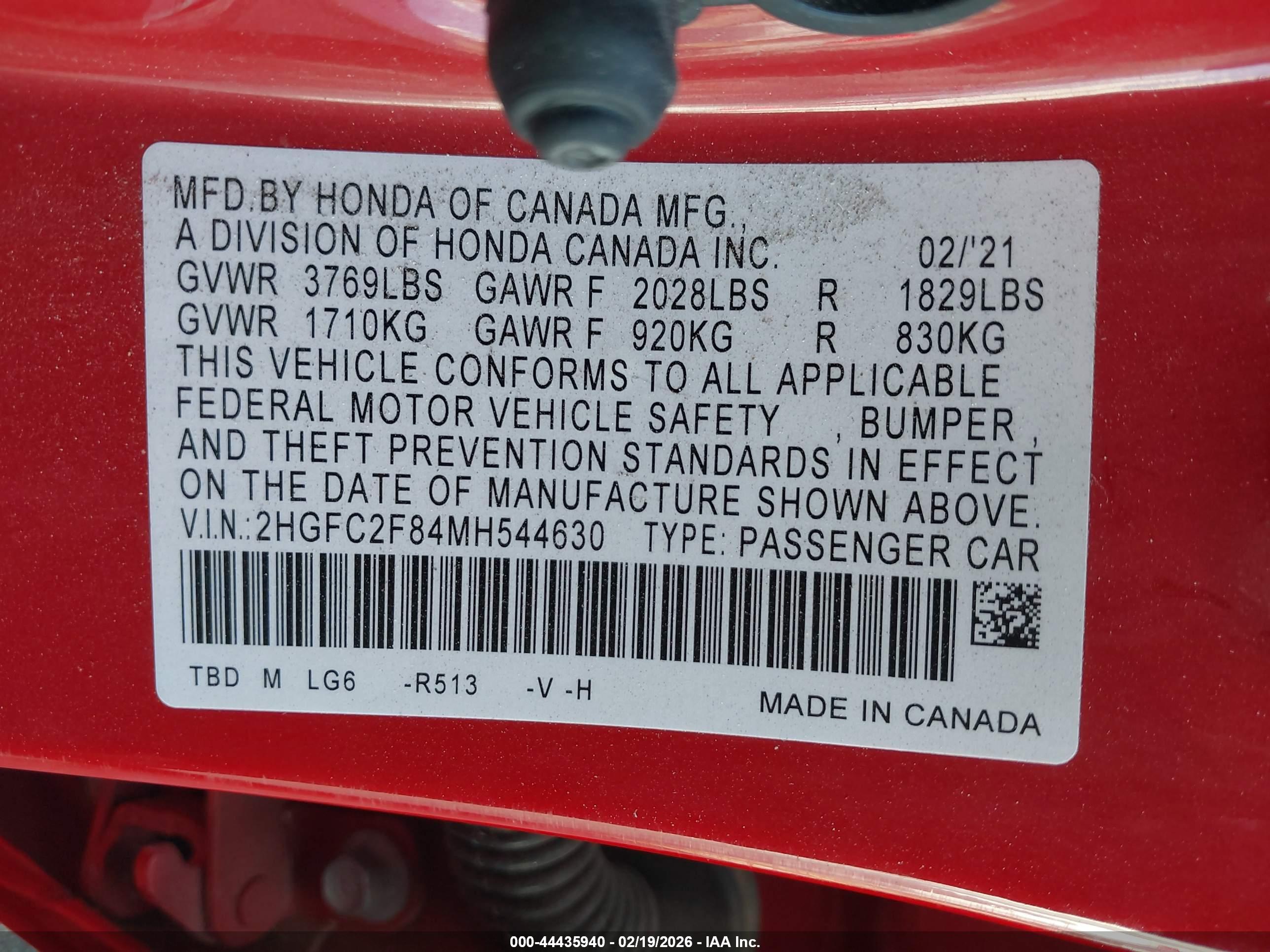 HONDA CIVIC image 9
