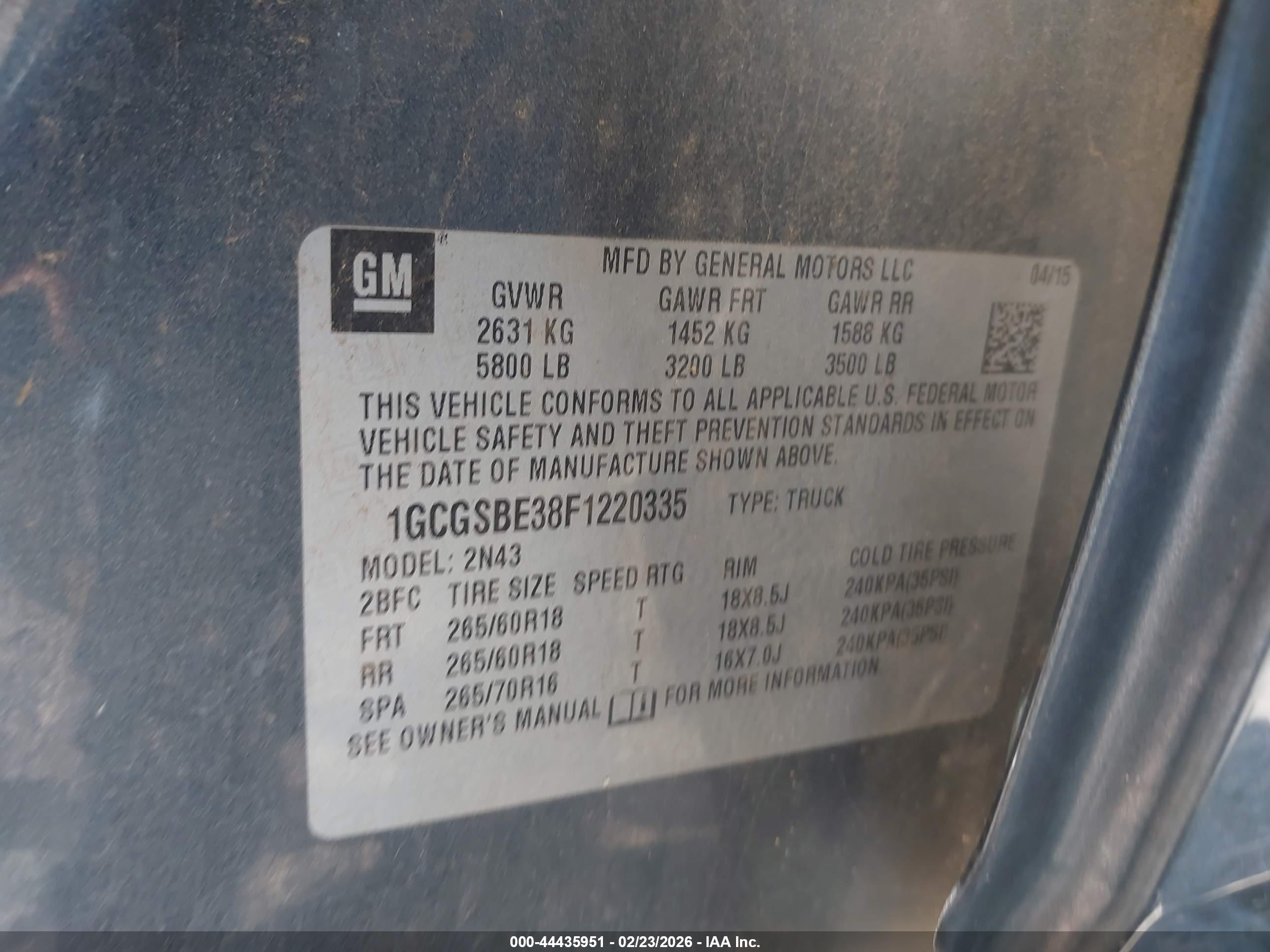 CHEVROLET COLORADO image 9