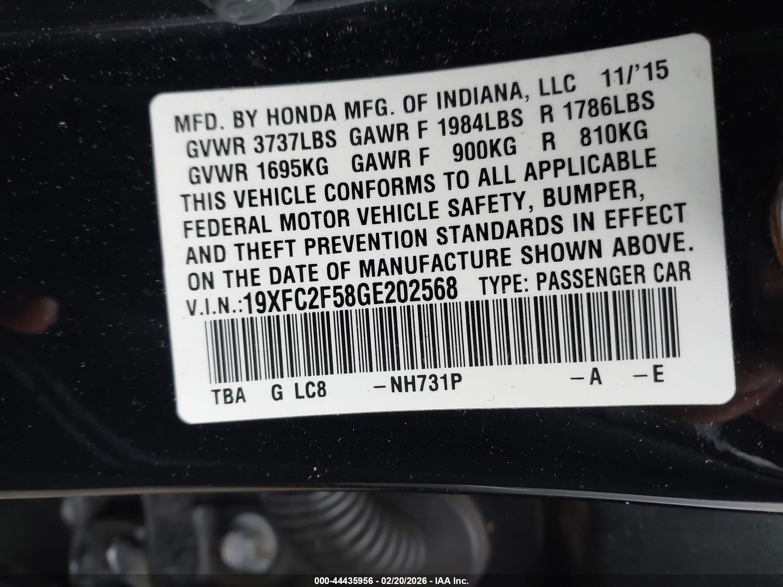 HONDA CIVIC image 9