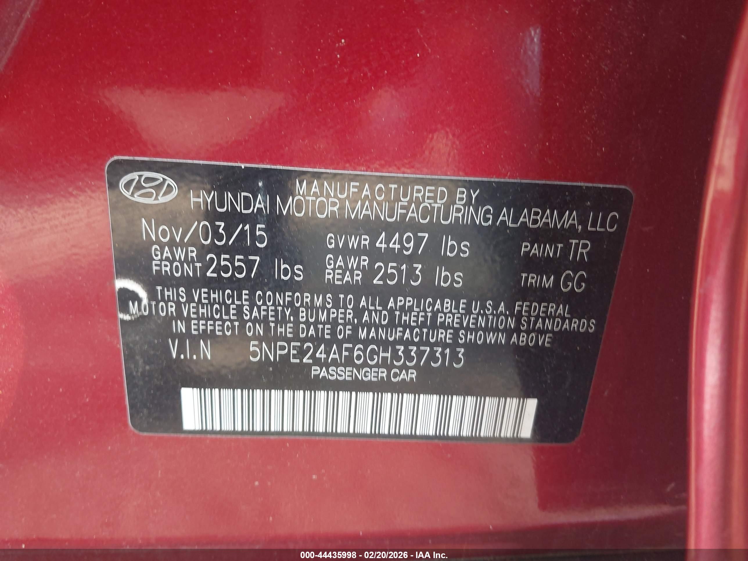 HYUNDAI SONATA image 9