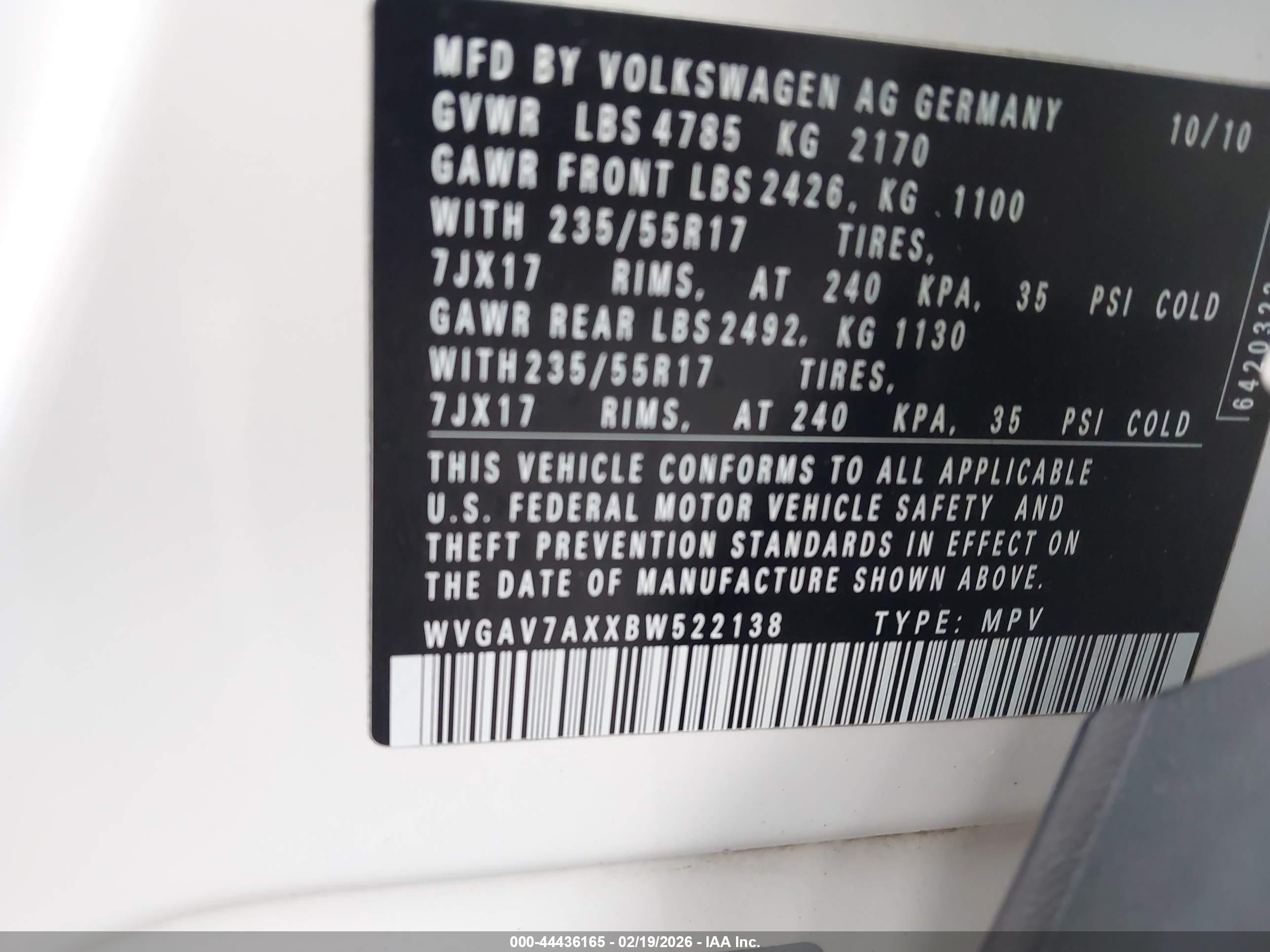 VOLKSWAGEN TIGUAN image 9
