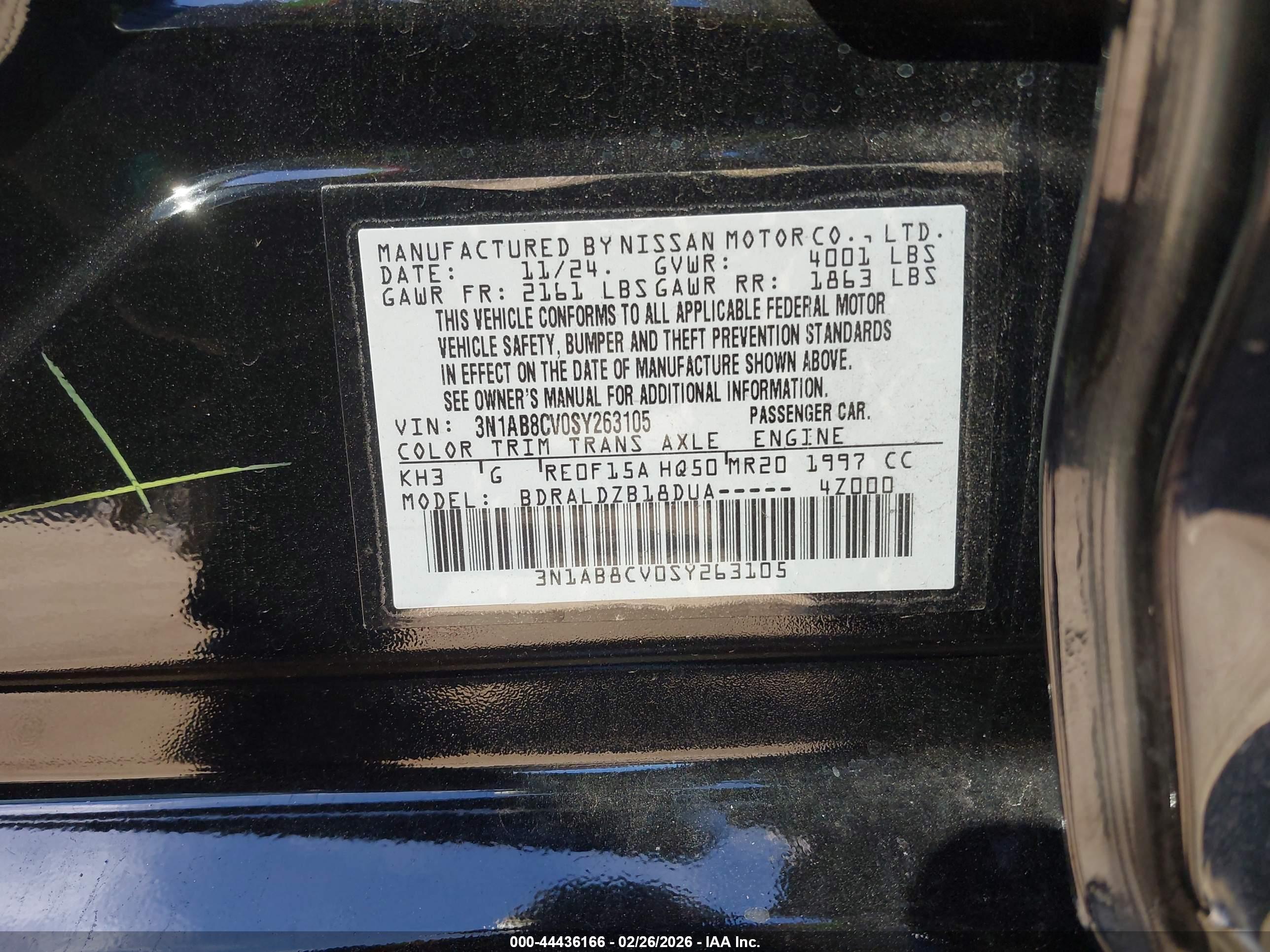 NISSAN SENTRA image 9